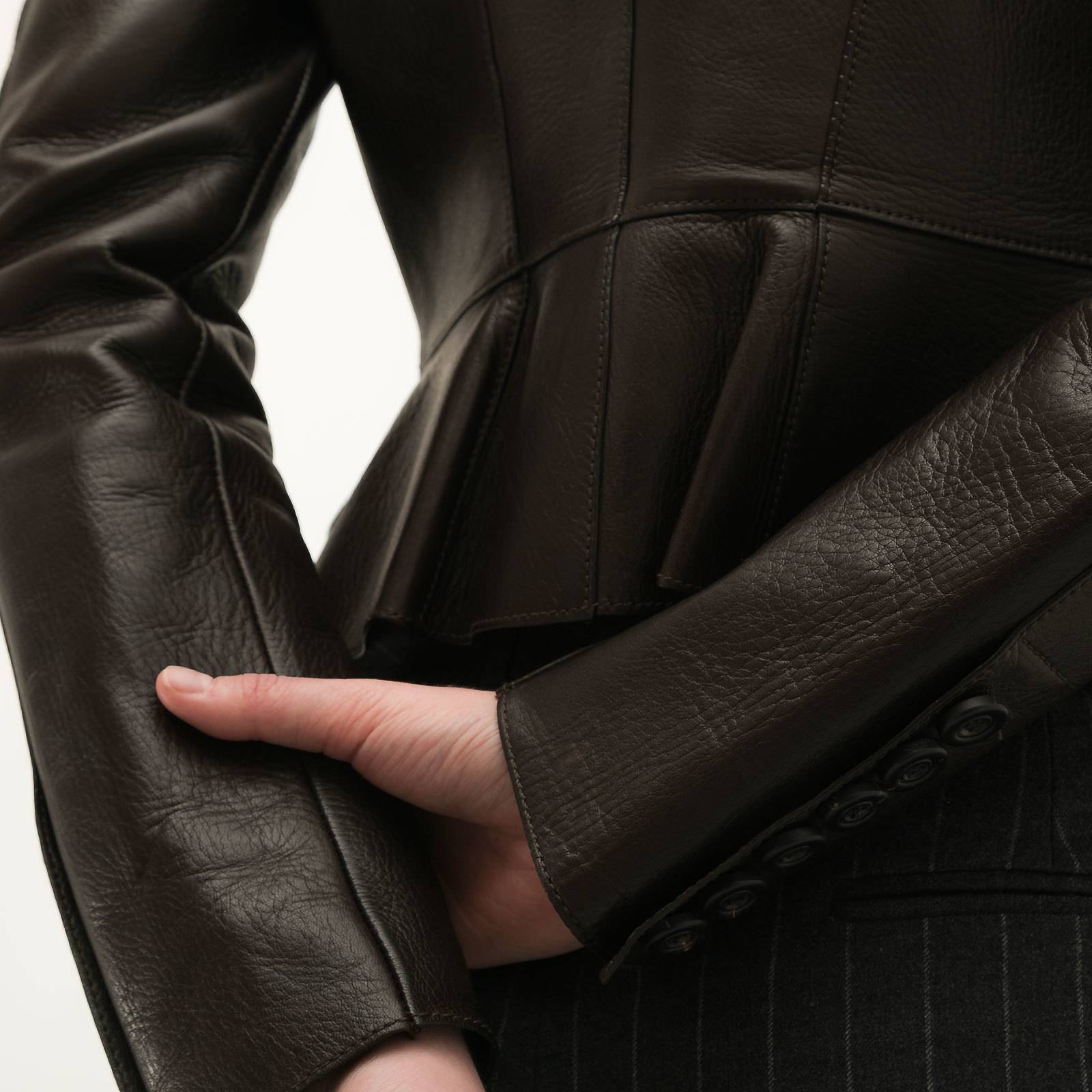 Кожаная куртка Burberry Prorsum - купить оригинал в секонд-хенде SFS