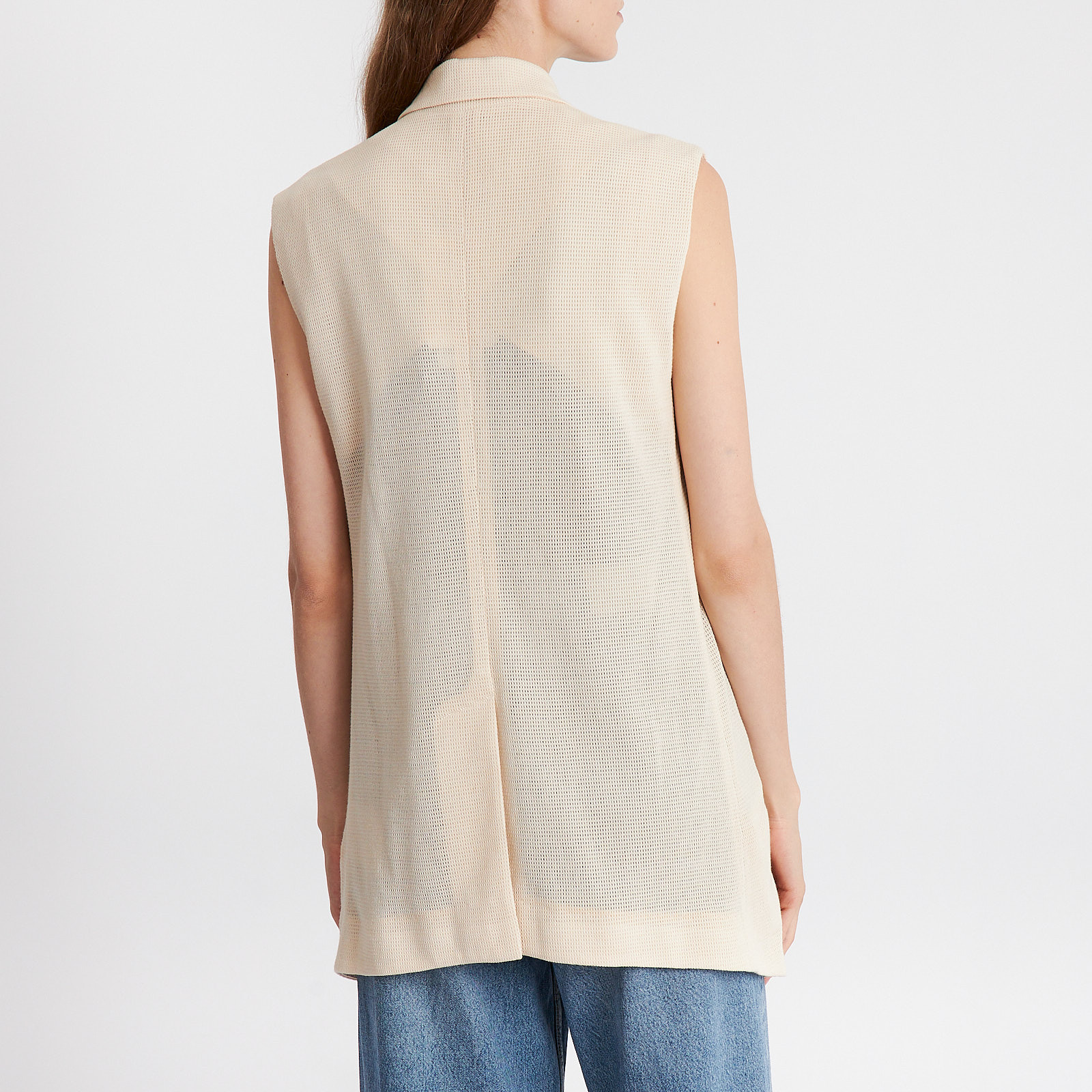 Жилет бежевого цвета Alexander Wang - фото из каталога магазина брендовой одежды Second Friend Store Жилет Alexander Wang - купить оригинал в секонд-хенде SFS - 3