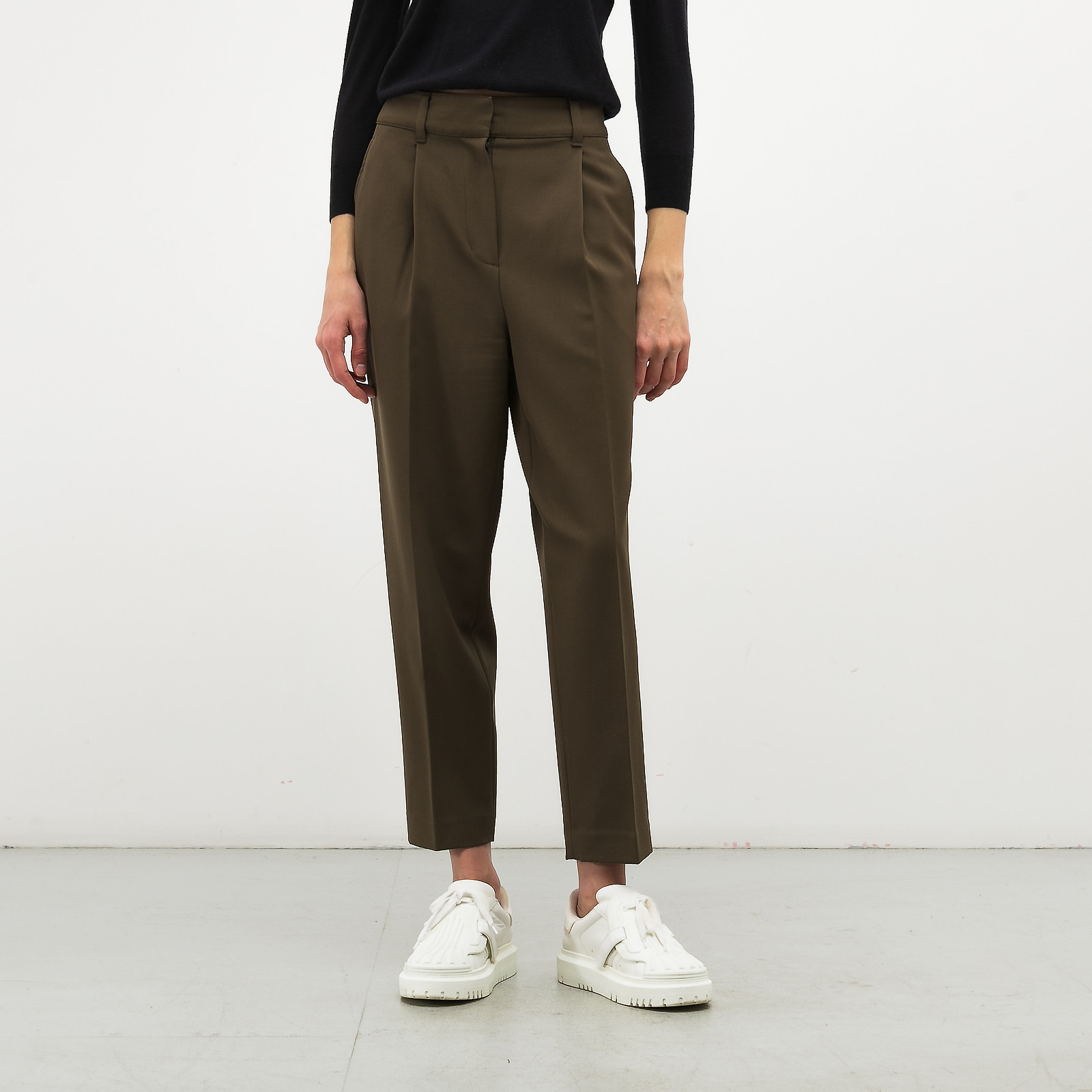 Брюки  зеленого цвета 3.1 Phillip Lim - фото из каталога магазина брендовой одежды Second Friend Store Брюки 3.1 Phillip Lim - купить оригинал в секонд-хенде SFS - 1