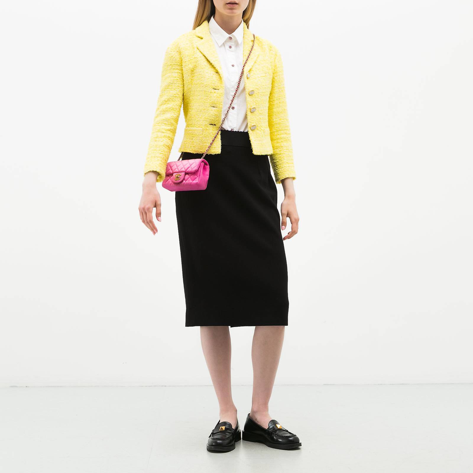 Жакет желтого цвета Chanel - фото из каталога магазина брендовой одежды Second Friend Store Жакет Chanel - купить оригинал в секонд-хенде SFS - 2