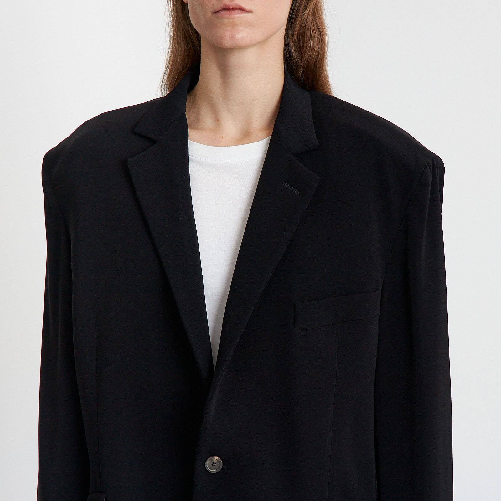 Пиджак черного цвета Balenciaga - фото из каталога магазина брендовой одежды Second Friend Store Пиджак Balenciaga - купить оригинал в секонд-хенде SFS - 4