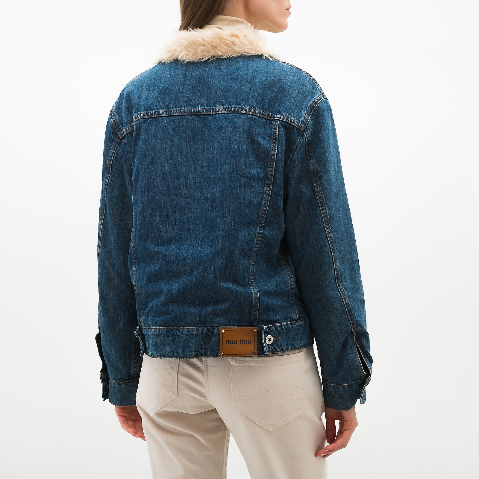 Джинсовая куртка Miu Miu - купить оригинал в секонд-хенде SFS