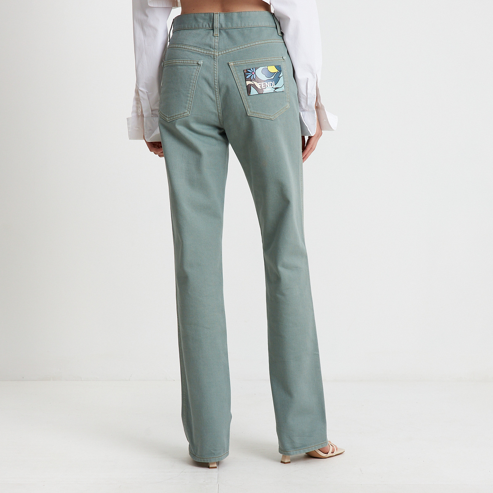 Джинсы Fendi - купить оригинал в секонд-хенде SFS - 3