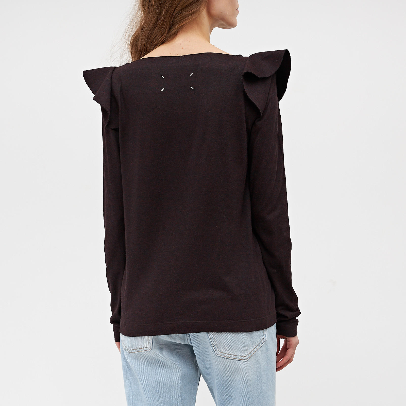 Джемпер коричневого цвета Maison Margiela - фото из каталога магазина брендовой одежды Second Friend Store Джемпер Maison Margiela - купить оригинал в секонд-хенде SFS - 2