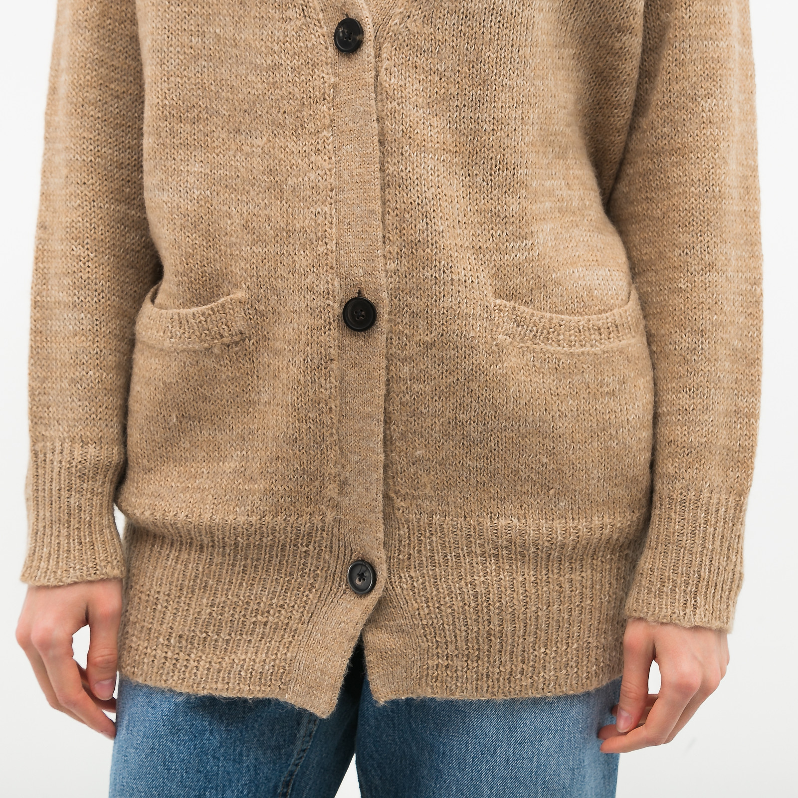 Кардиган бежевого цвета Isabel Marant Etoile - фото из каталога магазина брендовой одежды Second Friend Store Кардиган Isabel Marant Etoile - купить оригинал в секонд-хенде SFS - 3