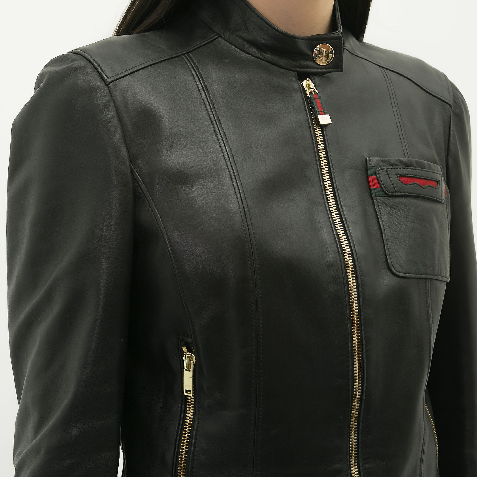 Кожаная куртка Gucci - купить оригинал в секонд-хенде SFS - 4