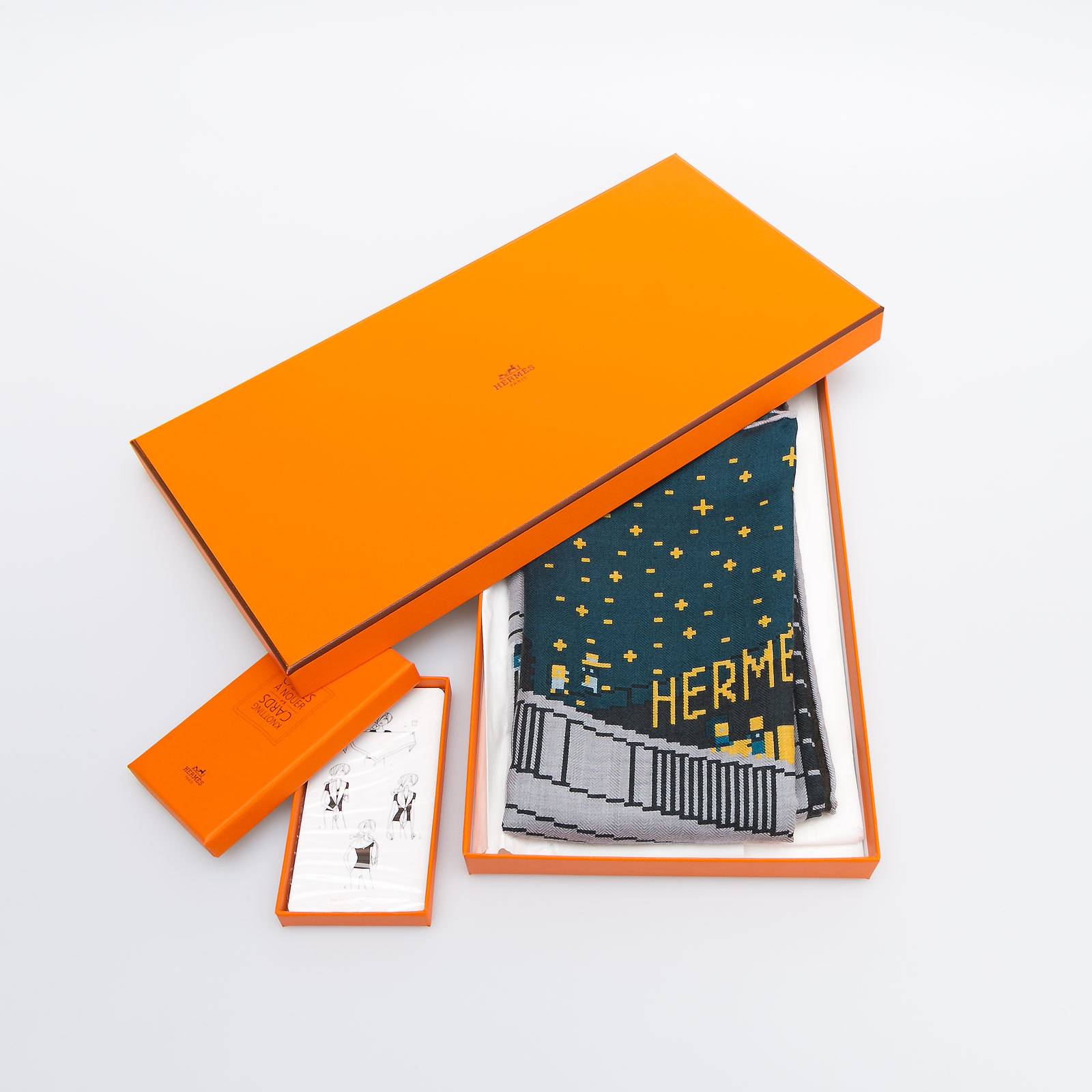 Шарф Hermes - купить оригинал в секонд-хенде SFS - 3