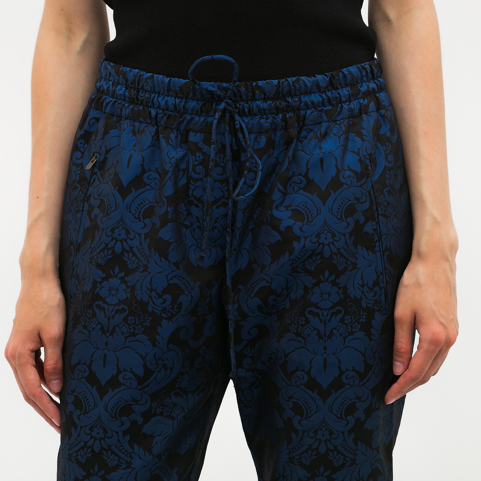 Брюки синего цвета Stella McCartney - фото из каталога магазина брендовой одежды Second Friend Store Брюки Stella McCartney - купить оригинал в секонд-хенде SFS - 4