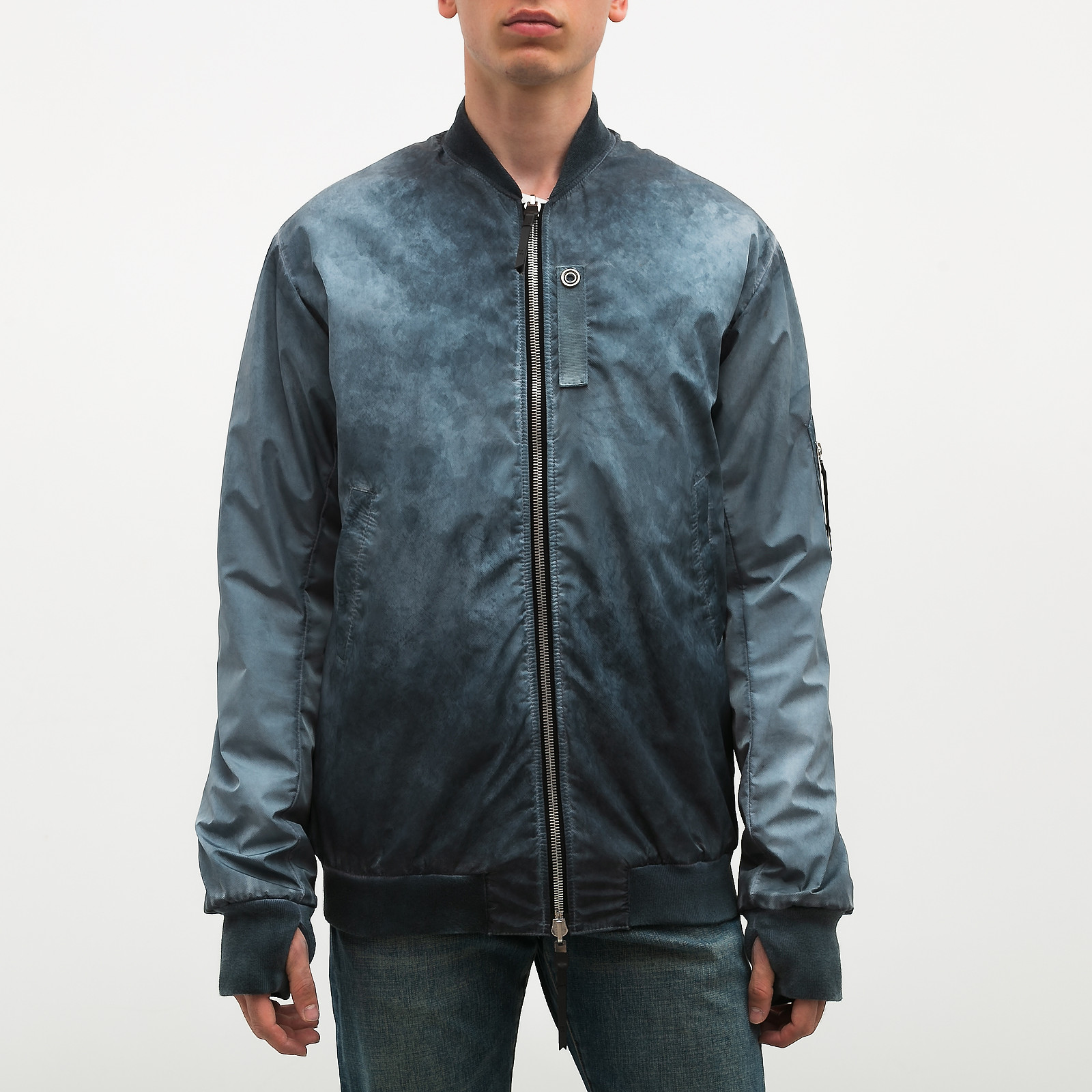 Куртка синего цвета 11 by Boris Bidjan Saberi - фото из каталога магазина брендовой одежды Second Friend Store Куртка 11 by Boris Bidjan Saberi - купить оригинал в секонд-хенде SFS - 1