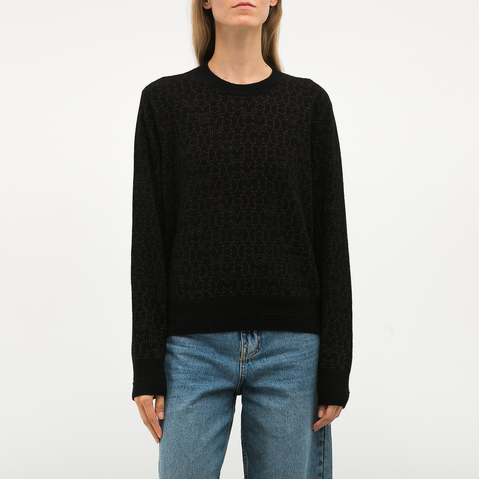 Свитер черного цвета Givenchy - фото из каталога магазина брендовой одежды Second Friend Store Свитер Givenchy - купить оригинал в секонд-хенде SFS - 1