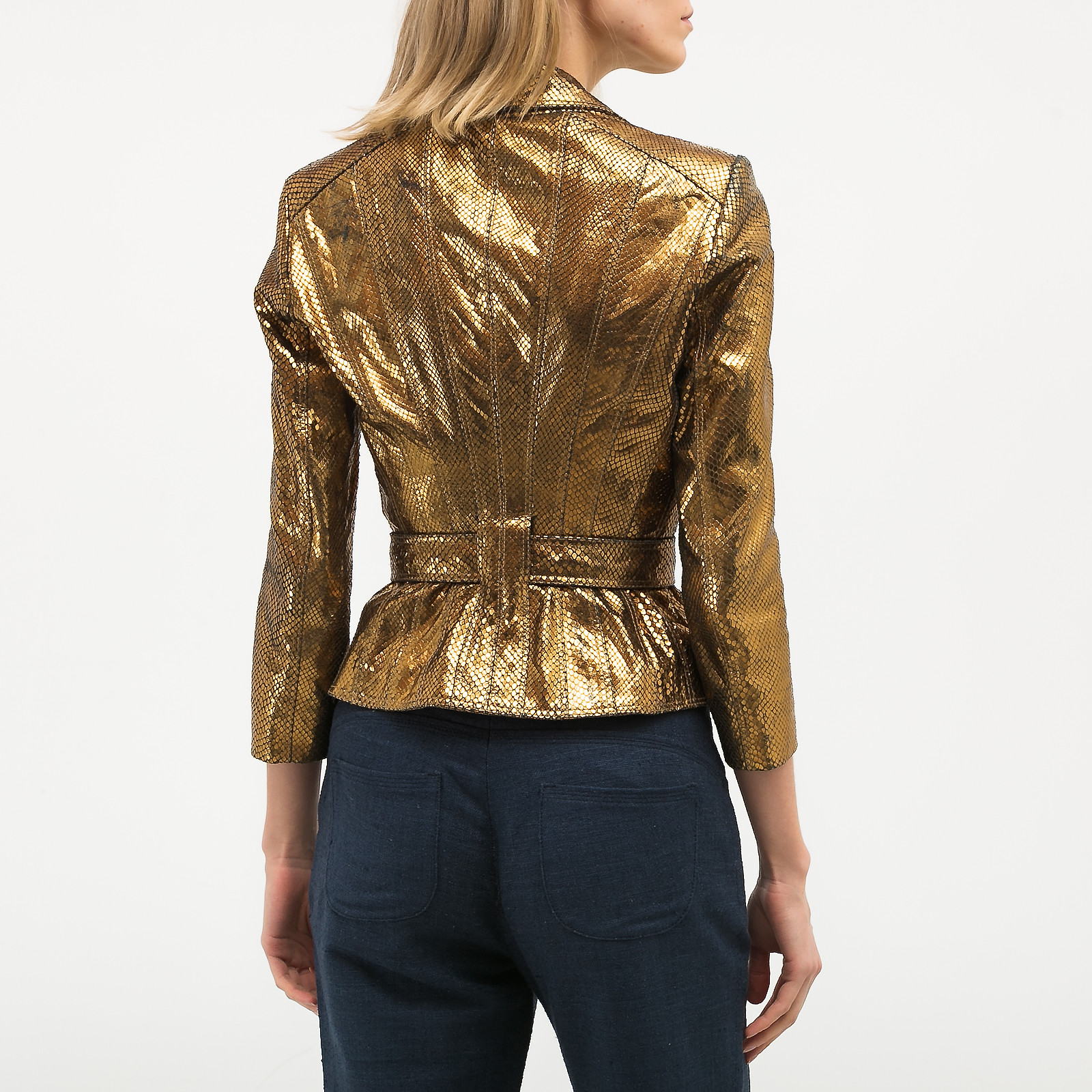 Кожаная куртка Versace - купить оригинал в секонд-хенде SFS - 3