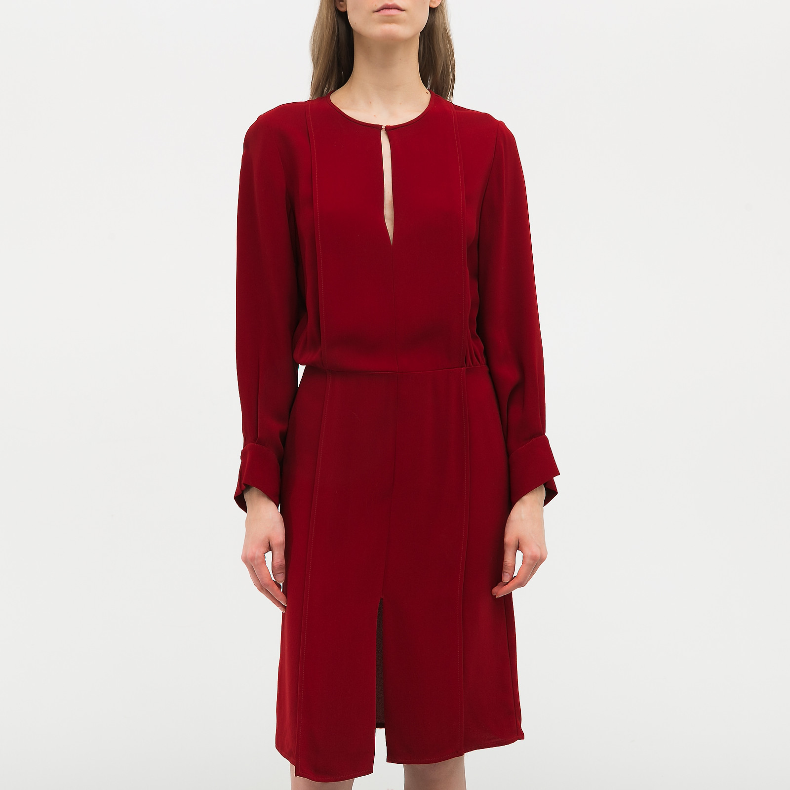 Платье  красного цвета Stella McCartney - фото из каталога магазина брендовой одежды Second Friend Store Платье Stella McCartney - купить оригинал в секонд-хенде SFS - 1