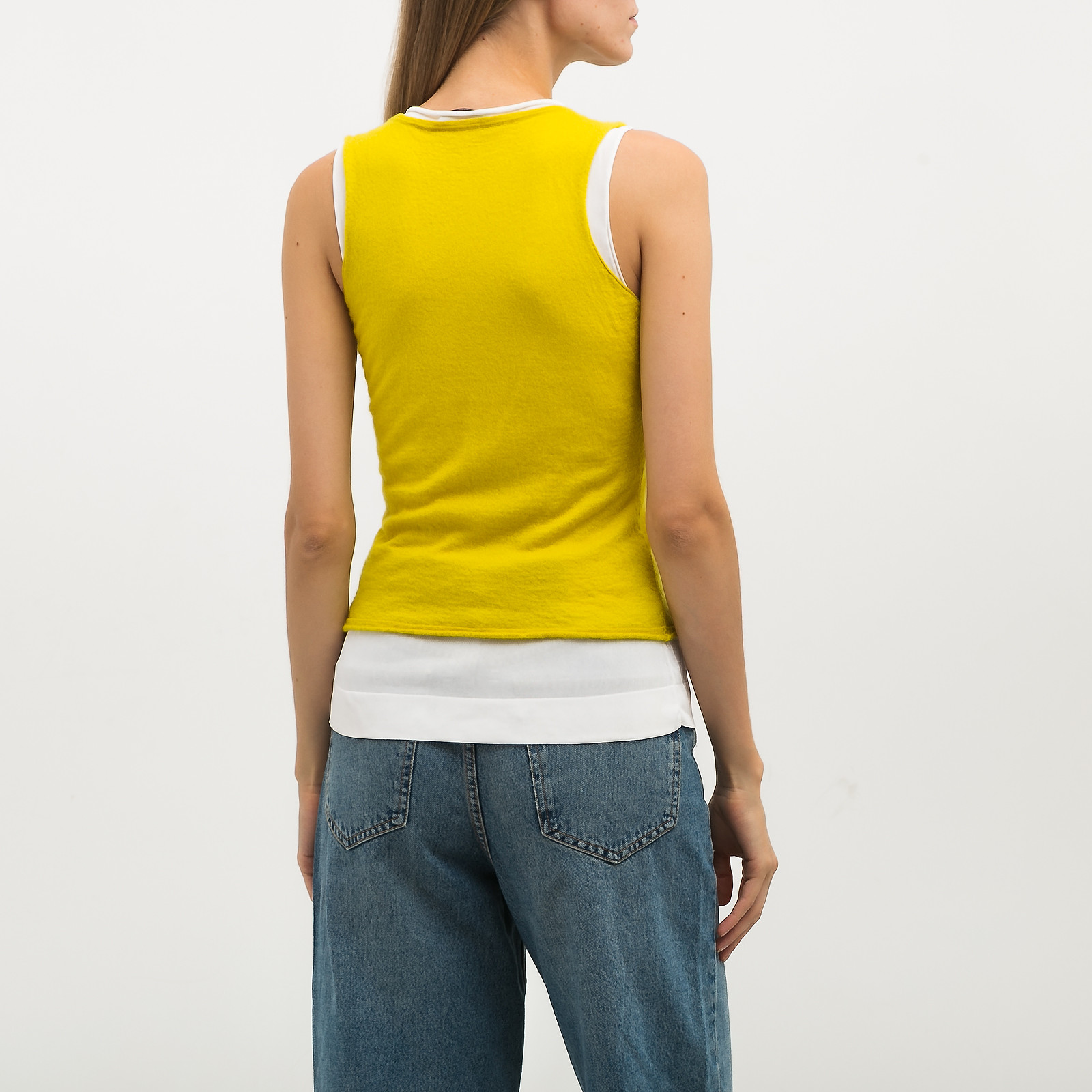 Топ желтого цвета Gucci - фото из каталога магазина брендовой одежды Second Friend Store Топ Gucci - купить оригинал в секонд-хенде SFS - 2