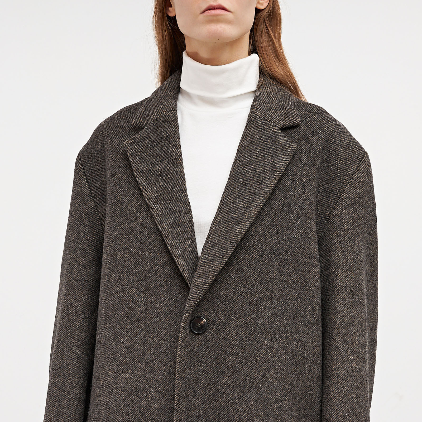 Пальто серого цвета Zadig & Voltaire - фото из каталога магазина брендовой одежды Second Friend Store Пальто Zadig & Voltaire - купить оригинал в секонд-хенде SFS - 4