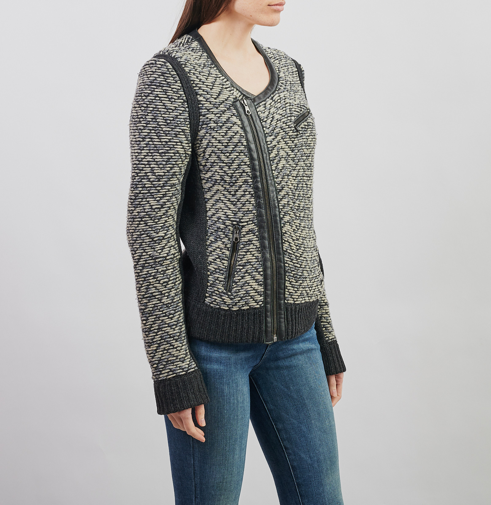 Куртка серого цвета Rag & Bone - фото из каталога магазина брендовой одежды Second Friend Store Куртка Rag & Bone - купить оригинал в секонд-хенде SFS - 3