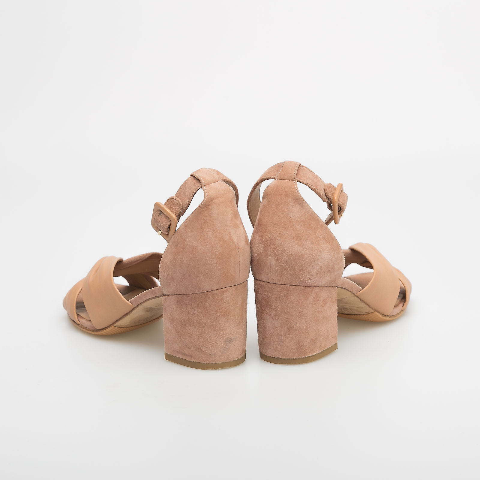 Босоножки бежевого цвета Diane von Furstenberg - фото из каталога магазина брендовой одежды Second Friend Store Босоножки Diane von Furstenberg - купить оригинал в секонд-хенде SFS - 3