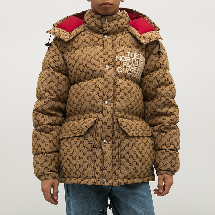 Пуховик The North Face x Gucci