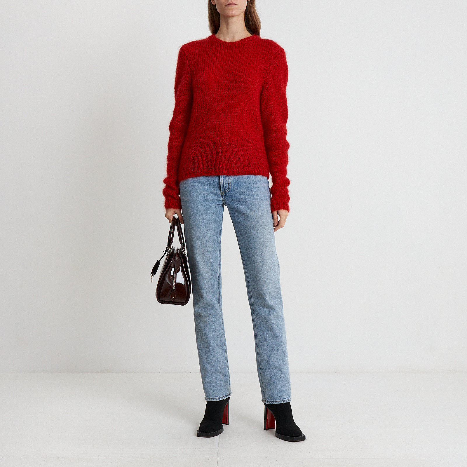 Свитер красного цвета Isabel Marant - фото из каталога магазина брендовой одежды Second Friend Store Свитер Isabel Marant - купить оригинал в секонд-хенде SFS - 2