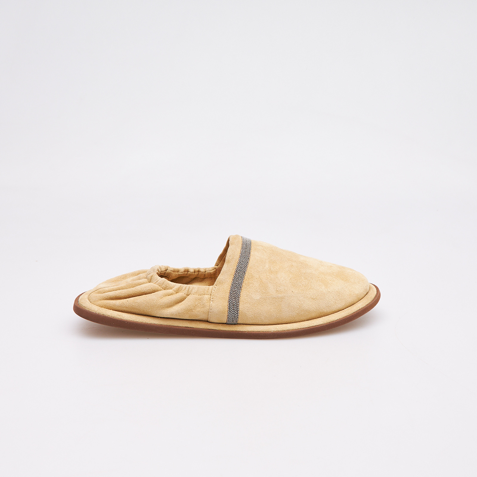 Лоферы  бежевого цвета Brunello Cucinelli - фото из каталога магазина брендовой одежды Second Friend Store Лоферы Brunello Cucinelli - купить оригинал в секонд-хенде SFS - 1