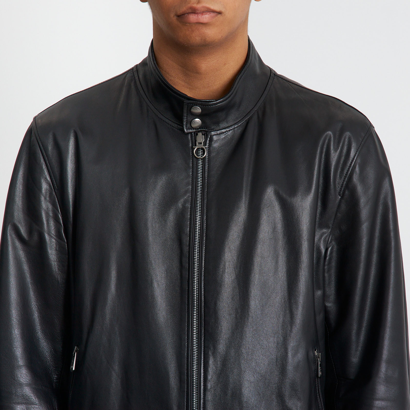 Кожаная куртка Salvatore Ferragamo - купить оригинал в секонд-хенде SFS - 4