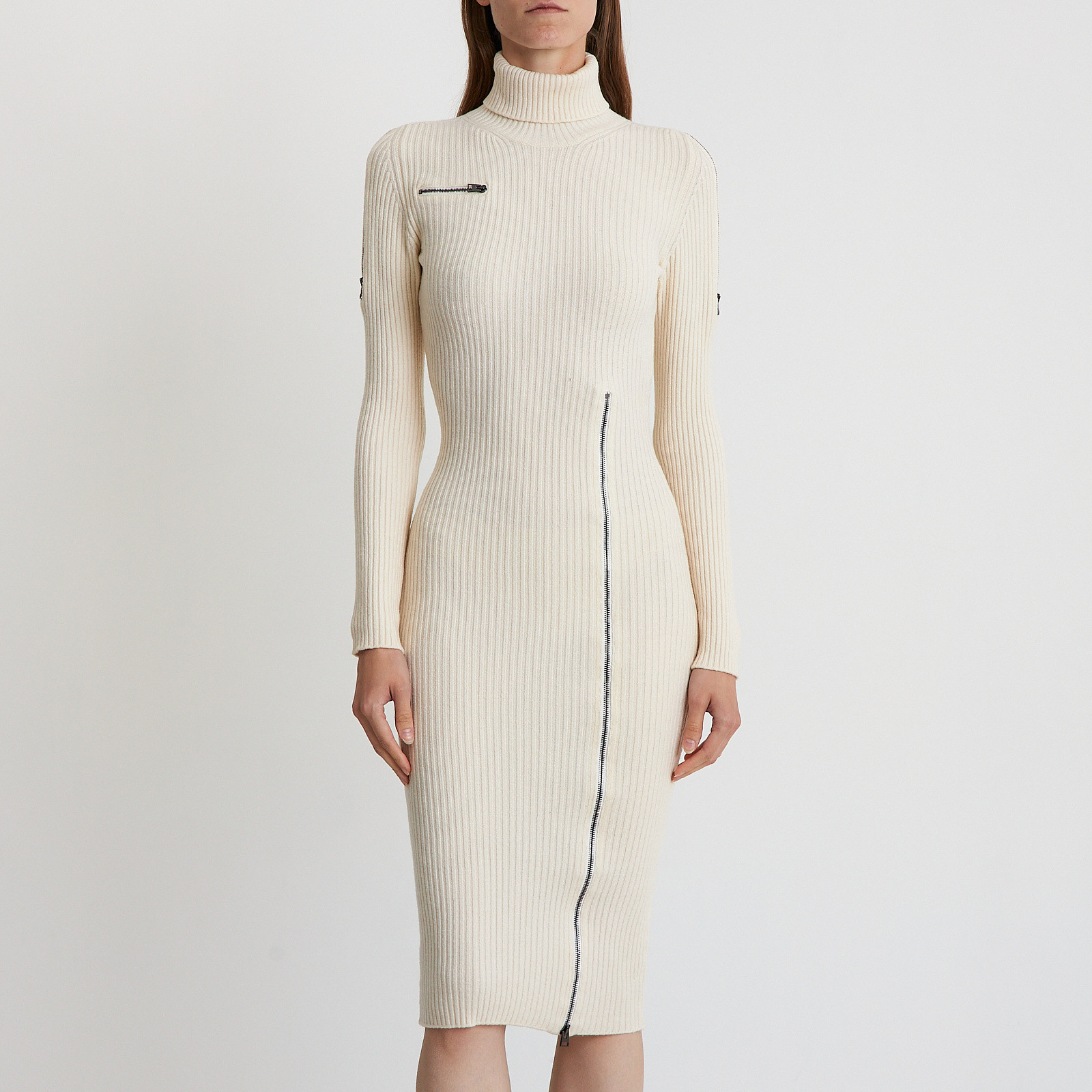 Платье бежевого цвета Tom Ford - фото из каталога магазина брендовой одежды Second Friend Store Платье Tom Ford - купить оригинал в секонд-хенде SFS - 1