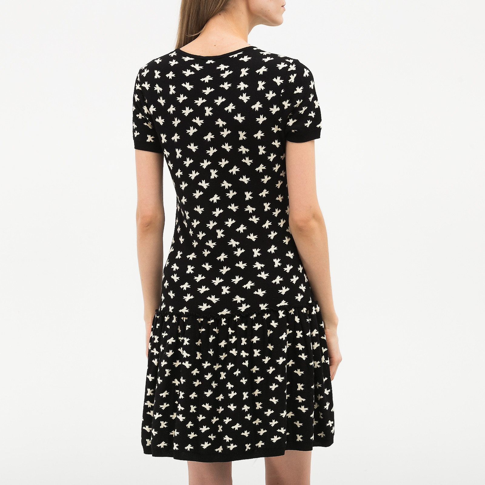 Платье черного цвета Red Valentino - фото из каталога магазина брендовой одежды Second Friend Store Платье Red Valentino - купить оригинал в секонд-хенде SFS - 3