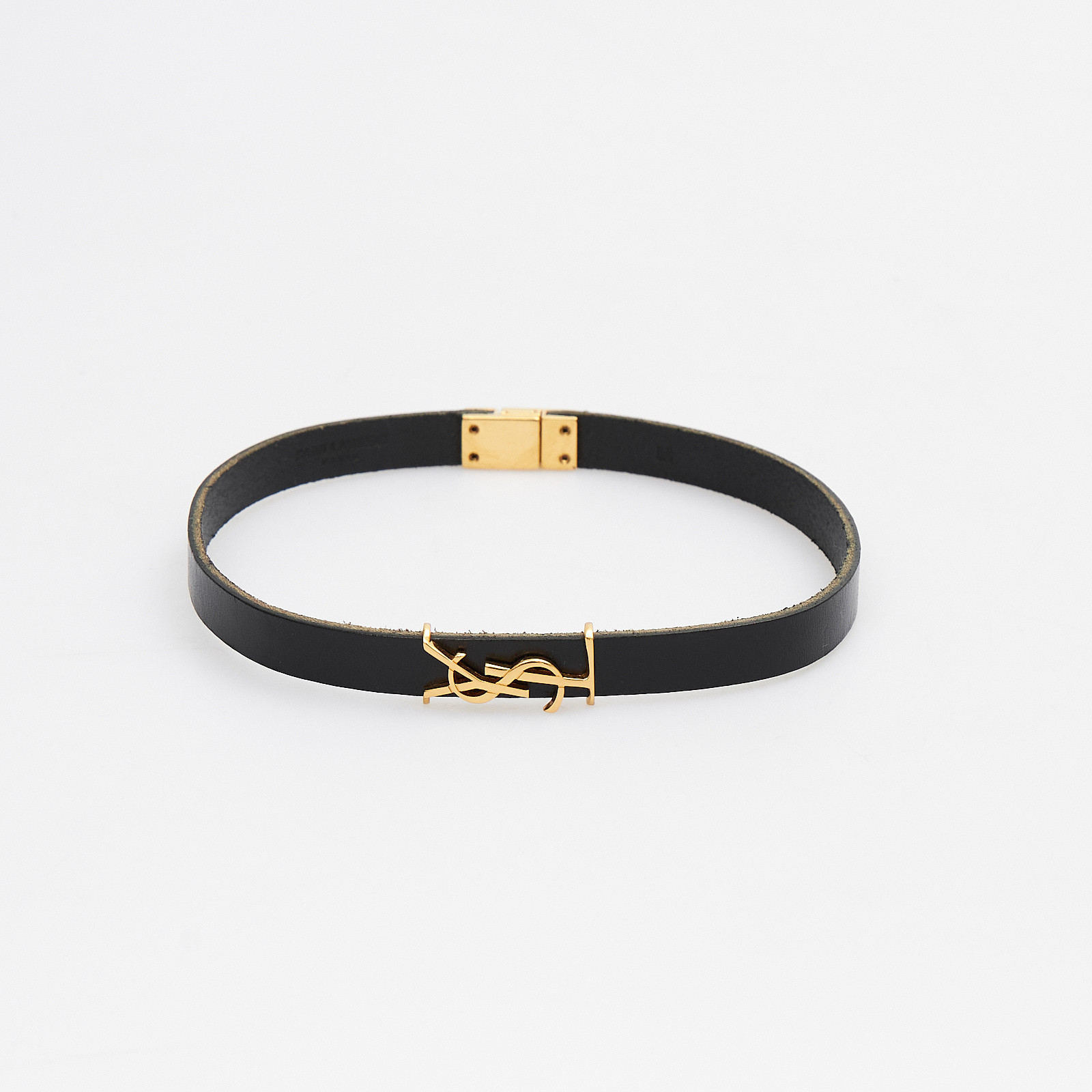 Чокер  черного цвета Saint Laurent - фото из каталога магазина брендовой одежды Second Friend Store Чокер Saint Laurent - купить оригинал в секонд-хенде SFS - 3