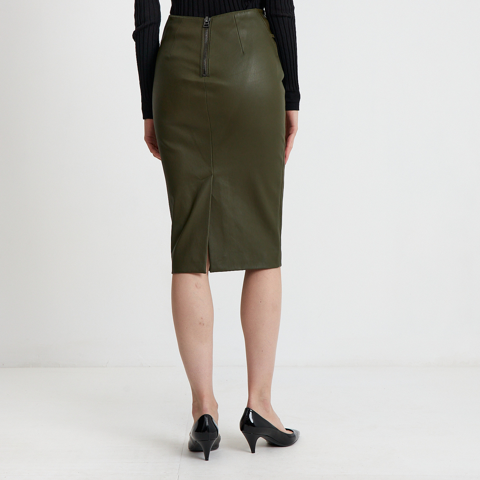 Юбка зеленого цвета Tom Ford - фото из каталога магазина брендовой одежды Second Friend Store Юбка Tom Ford - купить оригинал в секонд-хенде SFS - 3