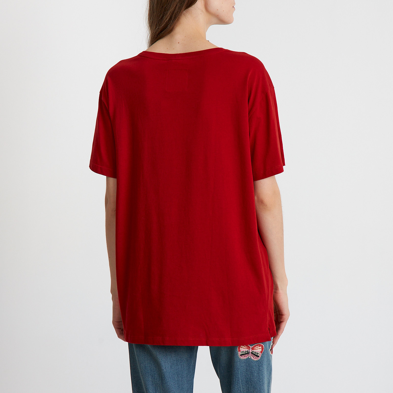 Футболка красного цвета Valentino - фото из каталога магазина брендовой одежды Second Friend Store Футболка Valentino - купить оригинал в секонд-хенде SFS - 3