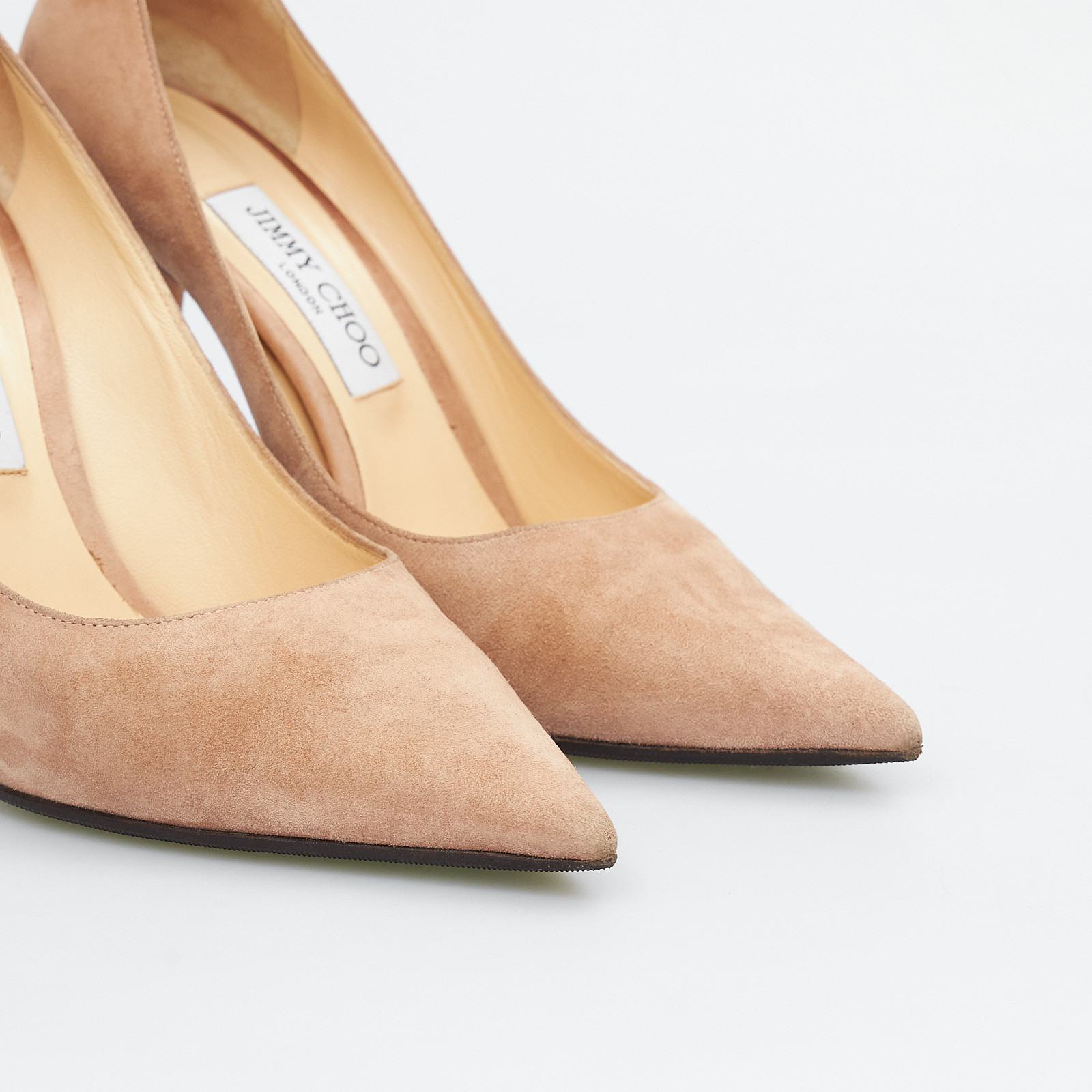 Туфли  бежевого цвета Jimmy Choo - фото из каталога магазина брендовой одежды Second Friend Store Туфли Jimmy Choo - купить оригинал в секонд-хенде SFS - 4