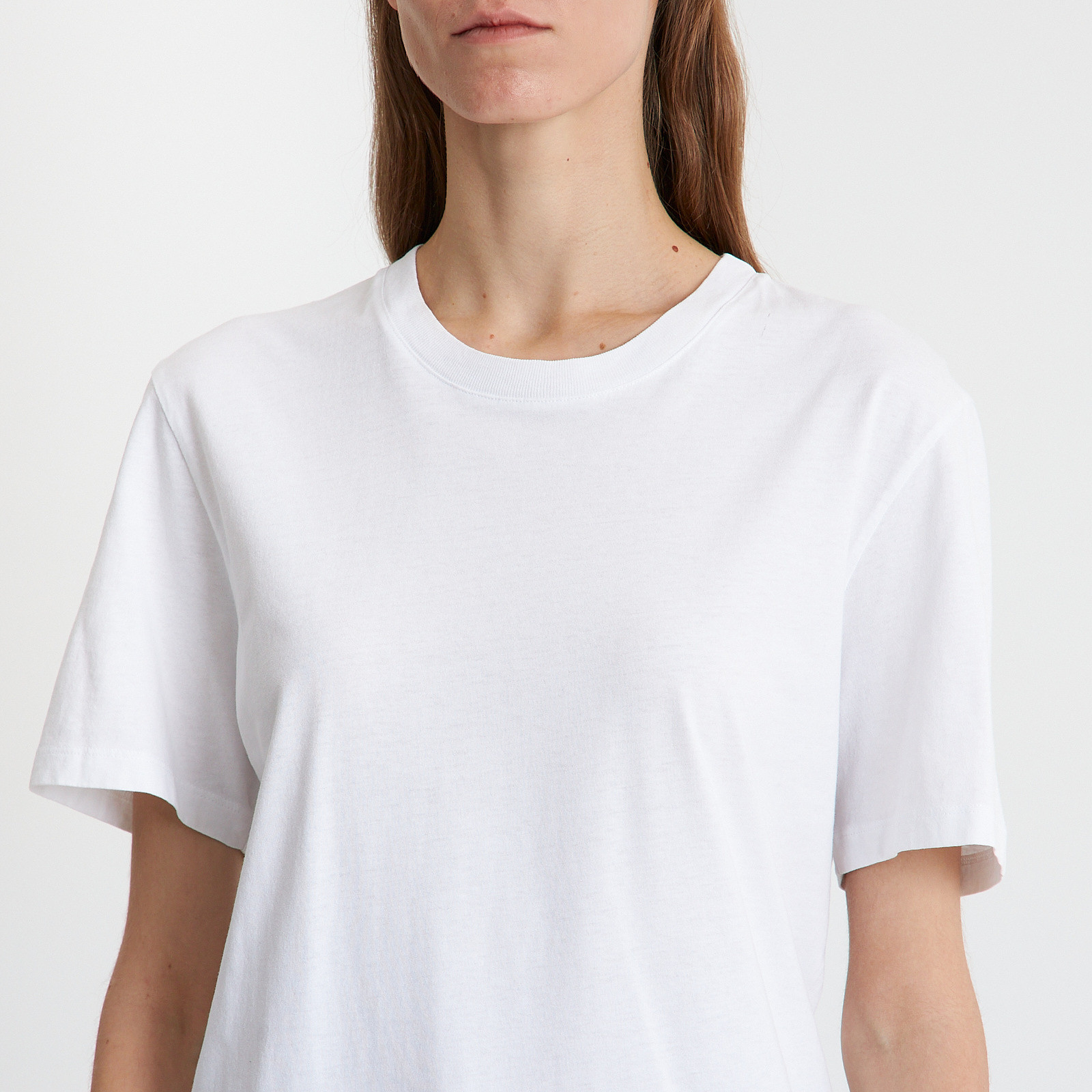 Футболка  белого цвета Maison Margiela - фото из каталога магазина брендовой одежды Second Friend Store Футболка Maison Margiela - купить оригинал в секонд-хенде SFS - 4