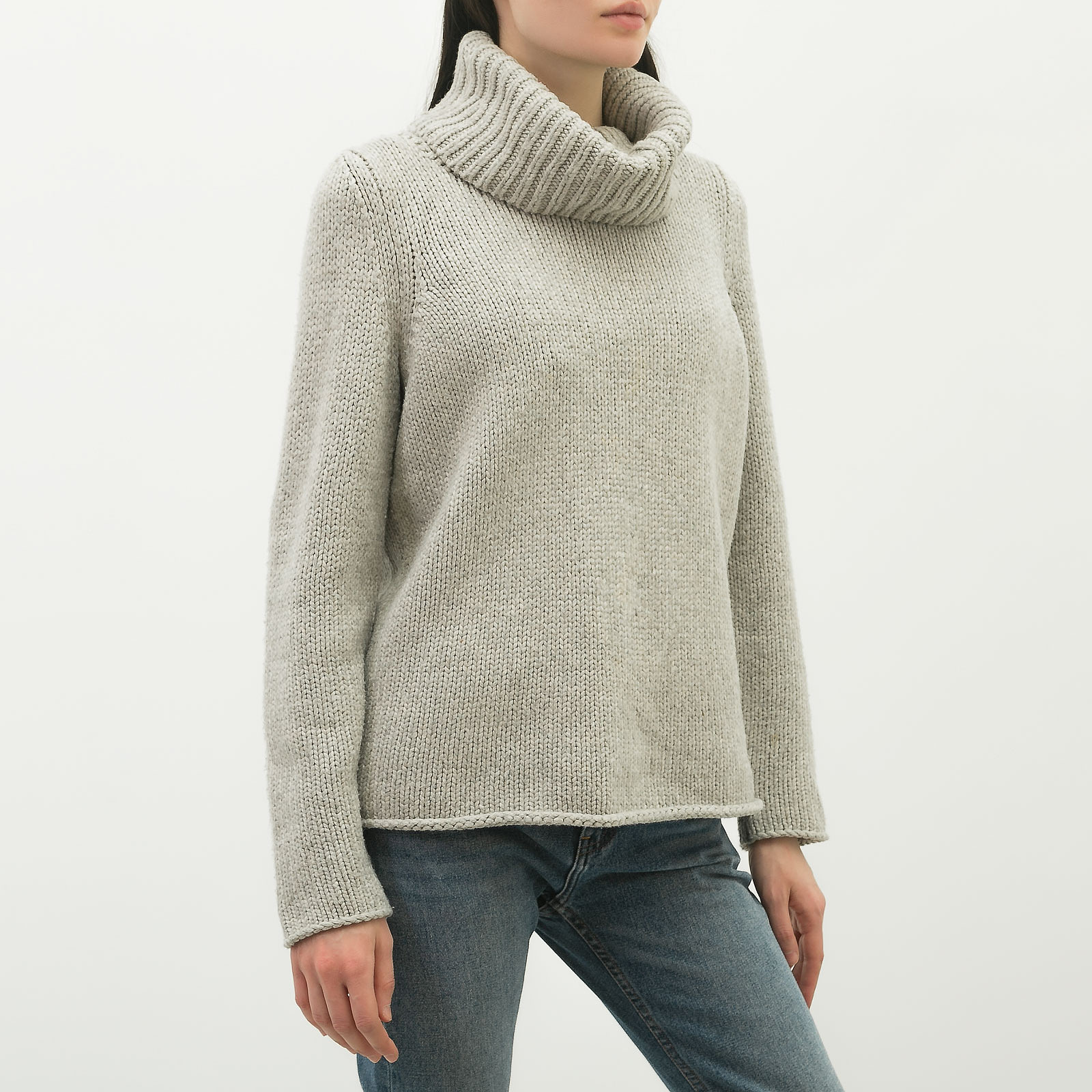 Свитер серого цвета Helmut Lang - фото из каталога магазина брендовой одежды Second Friend Store Свитер Helmut Lang - купить оригинал в секонд-хенде SFS - 3