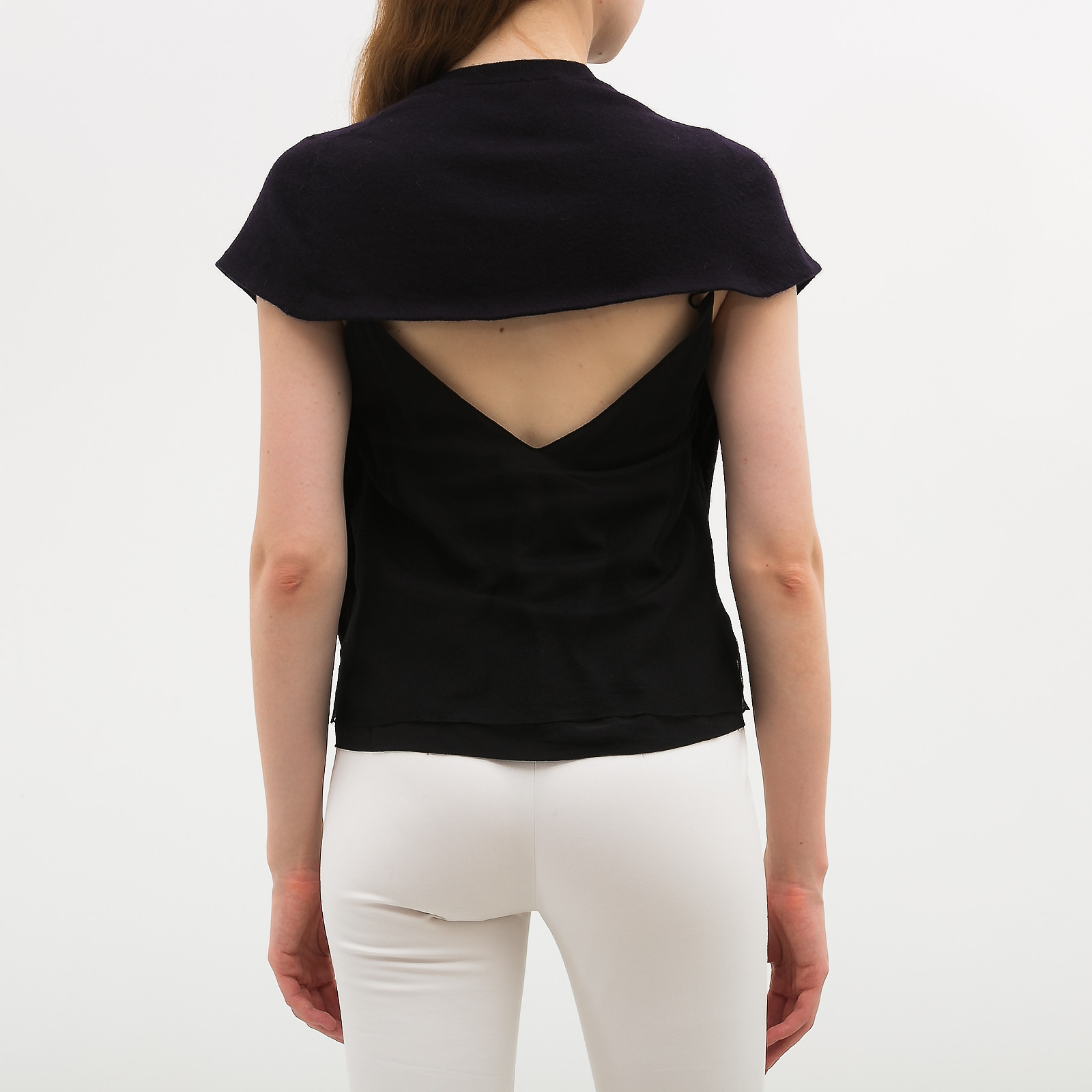 Жилет синего цвета Marc Jacobs - фото из каталога магазина брендовой одежды Second Friend Store Жилет Marc Jacobs - купить оригинал в секонд-хенде SFS - 3