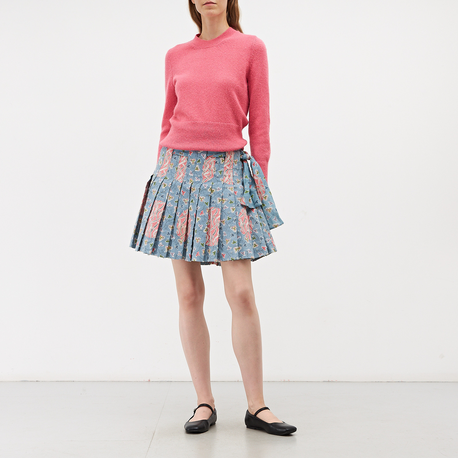 Юбка голубого цвета Christian Dior - фото из каталога магазина брендовой одежды Second Friend Store Юбка Christian Dior - купить оригинал в секонд-хенде SFS - 2