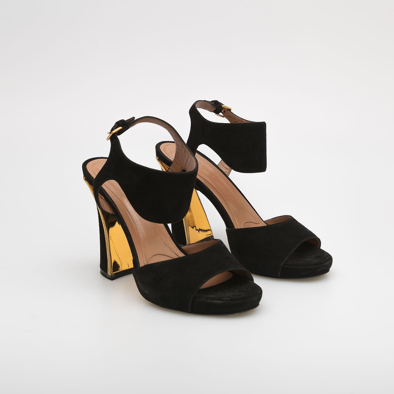 Босоножки черного цвета Marni - фото из каталога магазина брендовой одежды Second Friend Store Босоножки Marni - купить оригинал в секонд-хенде SFS - 2