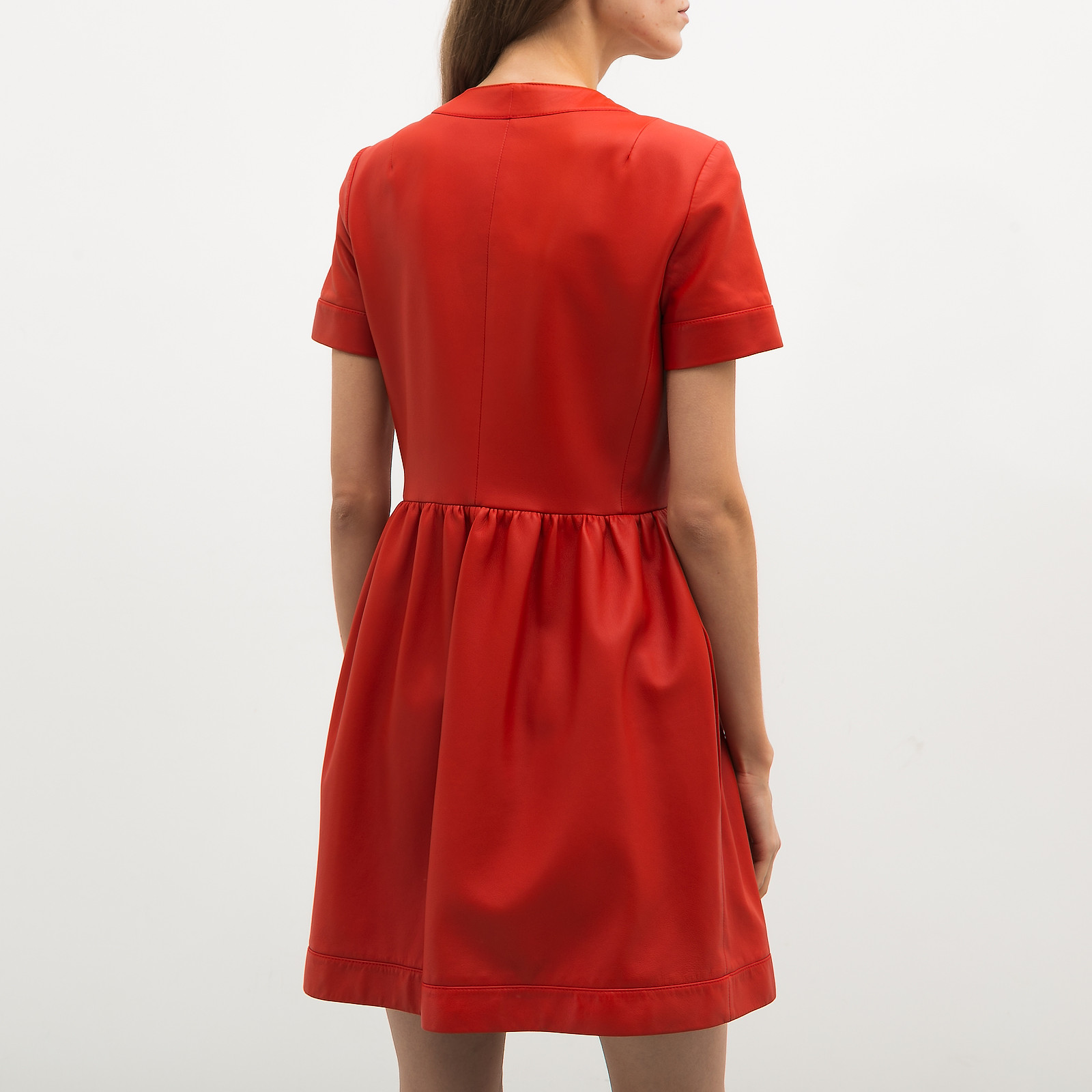 Платье красного цвета Christian Dior - фото из каталога магазина брендовой одежды Second Friend Store Платье Christian Dior - купить оригинал в секонд-хенде SFS - 2