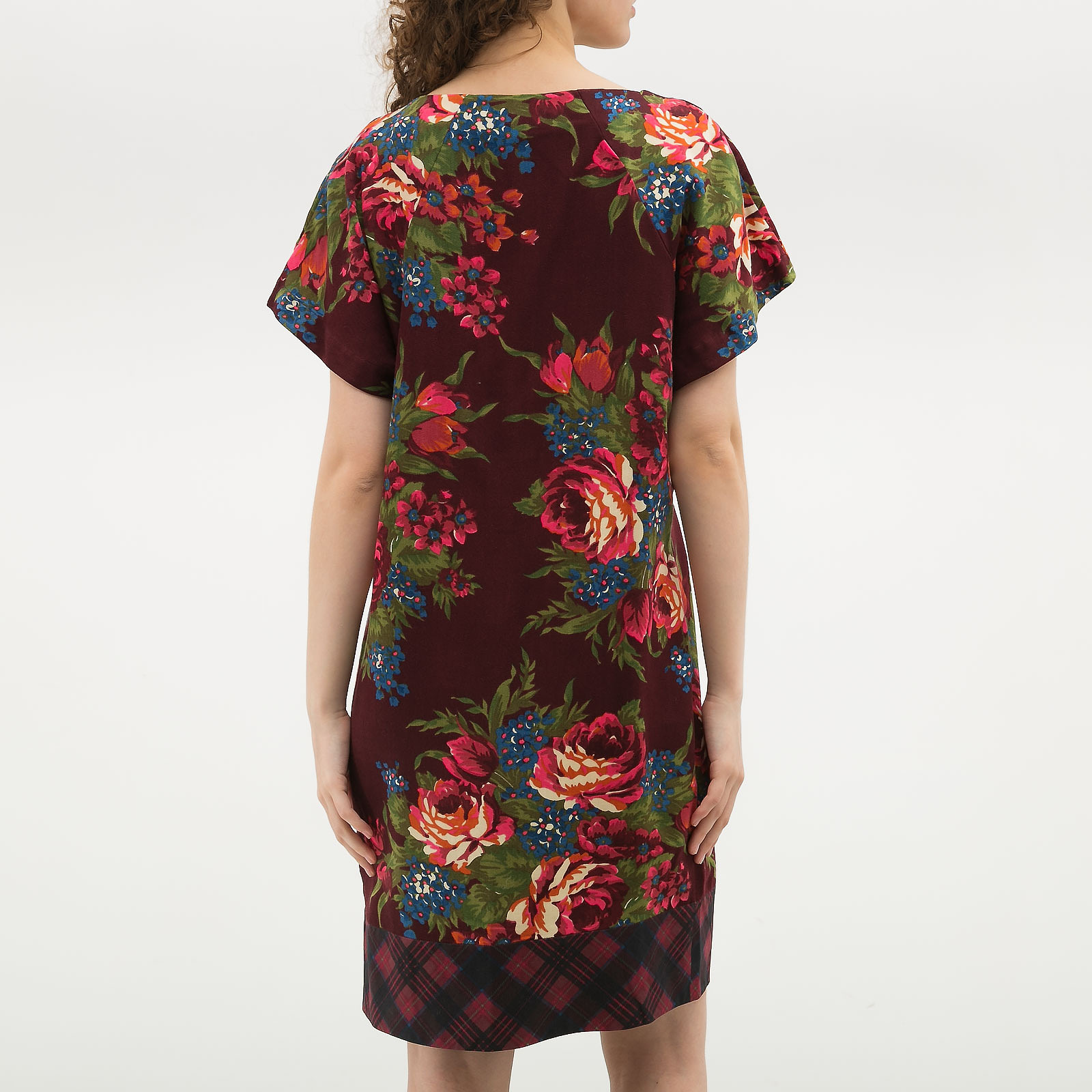 Платье  бордового цвета Kenzo - фото из каталога магазина брендовой одежды Second Friend Store Платье Kenzo - купить оригинал в секонд-хенде SFS - 2