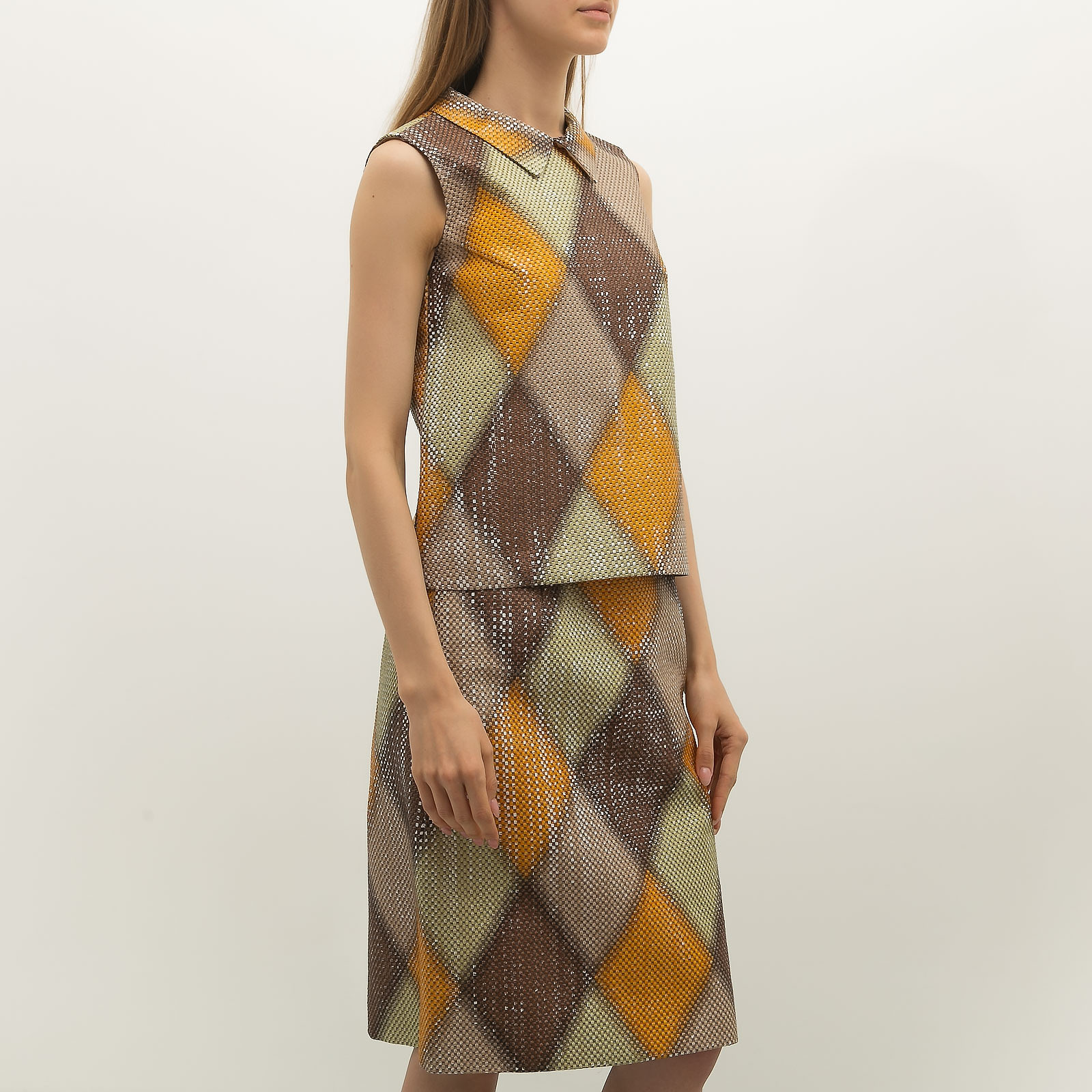 Костюм коричневого цвета Marni - фото из каталога магазина брендовой одежды Second Friend Store Костюм Marni - купить оригинал в секонд-хенде SFS - 2