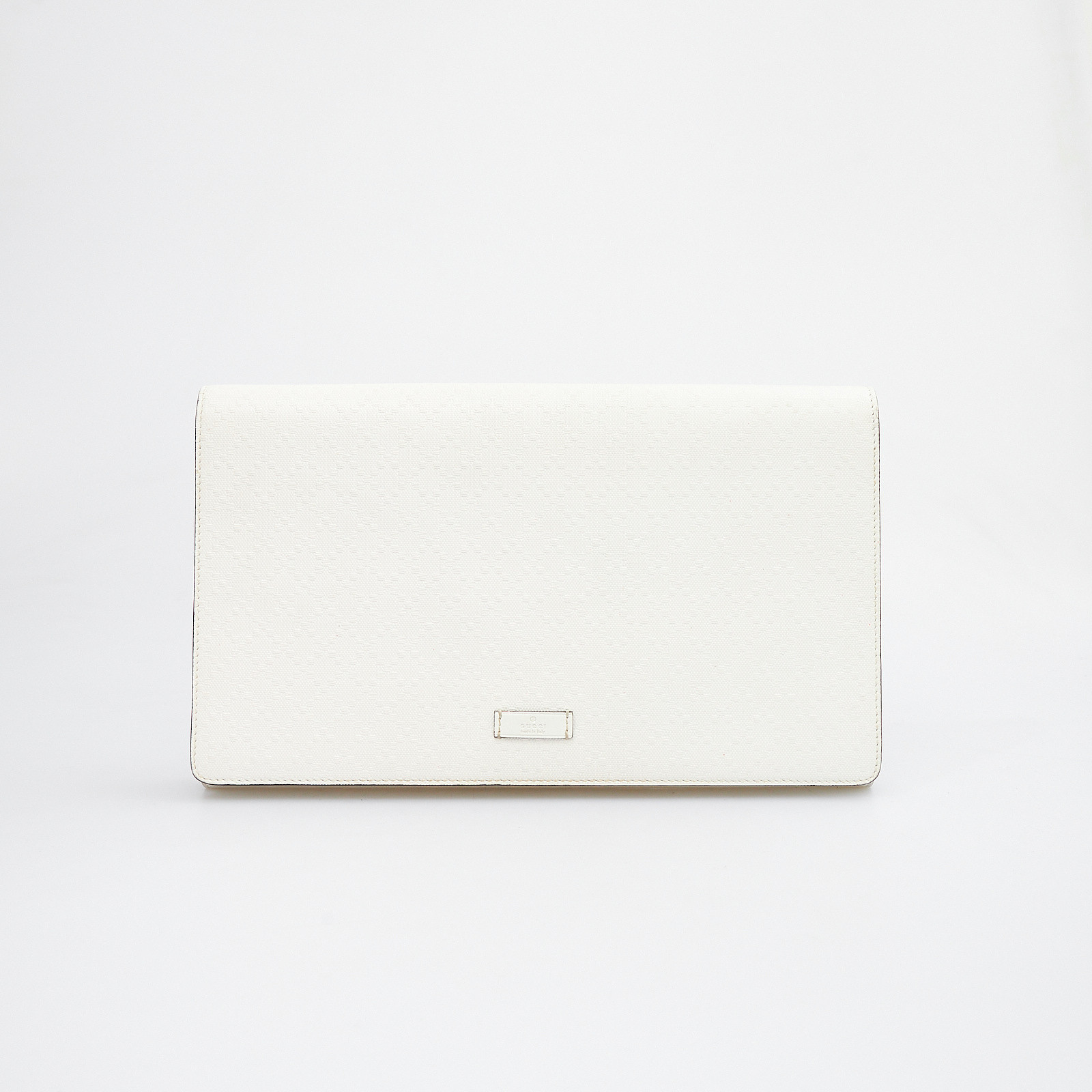 Клатч белого цвета Gucci - фото из каталога магазина брендовой одежды Second Friend Store Клатч Gucci - купить оригинал в секонд-хенде SFS - 1