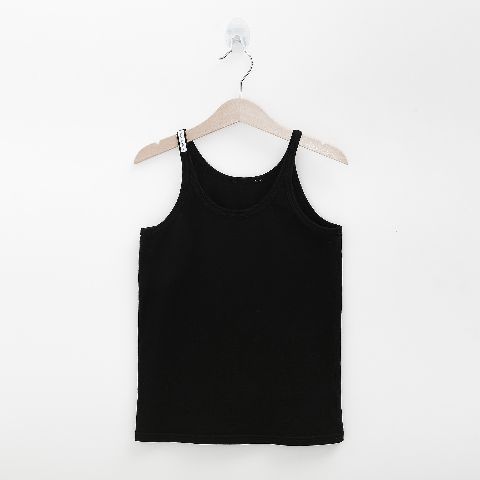 Майка черного цвета Dolce&Gabbana - фото из каталога магазина брендовой одежды Second Friend Store Майка Dolce&Gabbana - купить оригинал в секонд-хенде SFS - 1