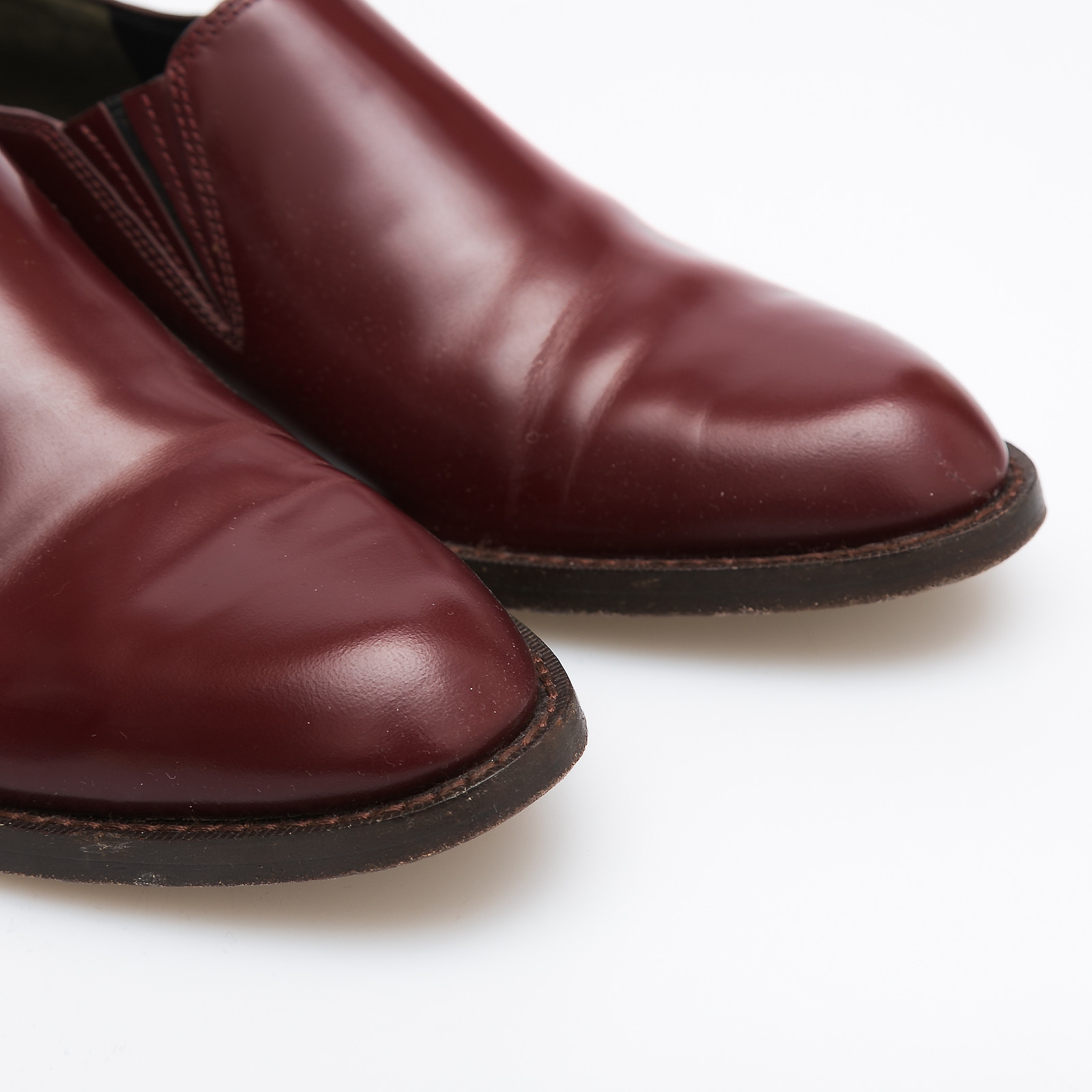 Ботинки бордового цвета Alexander Wang - фото из каталога магазина брендовой одежды Second Friend Store Ботинки Alexander Wang - купить оригинал в секонд-хенде SFS - 4