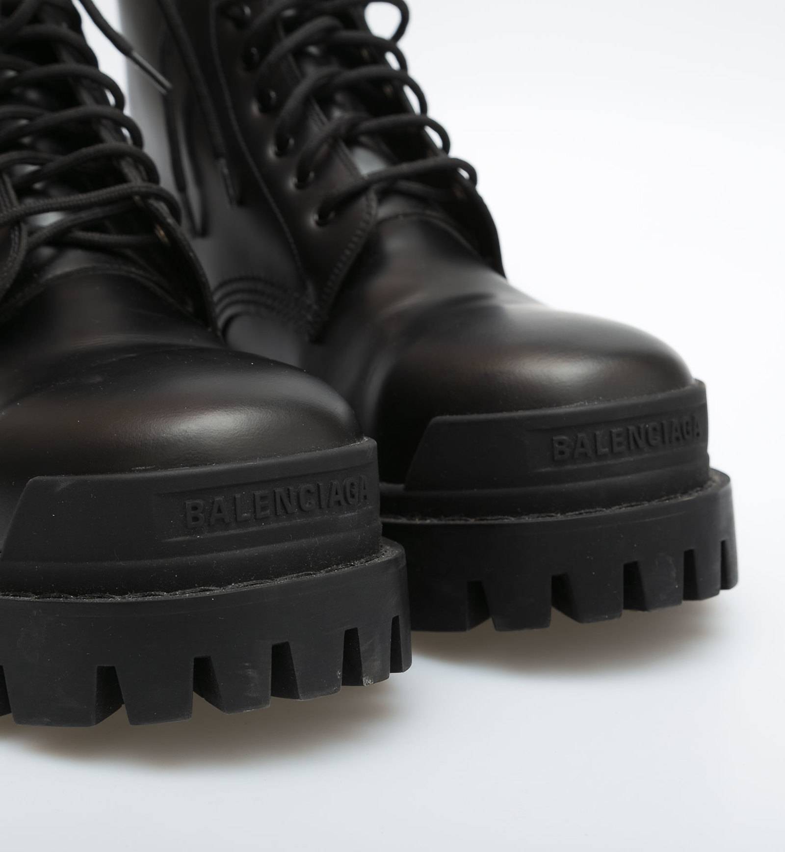 Ботинки Balenciaga черные, - купить за 49000 ₽