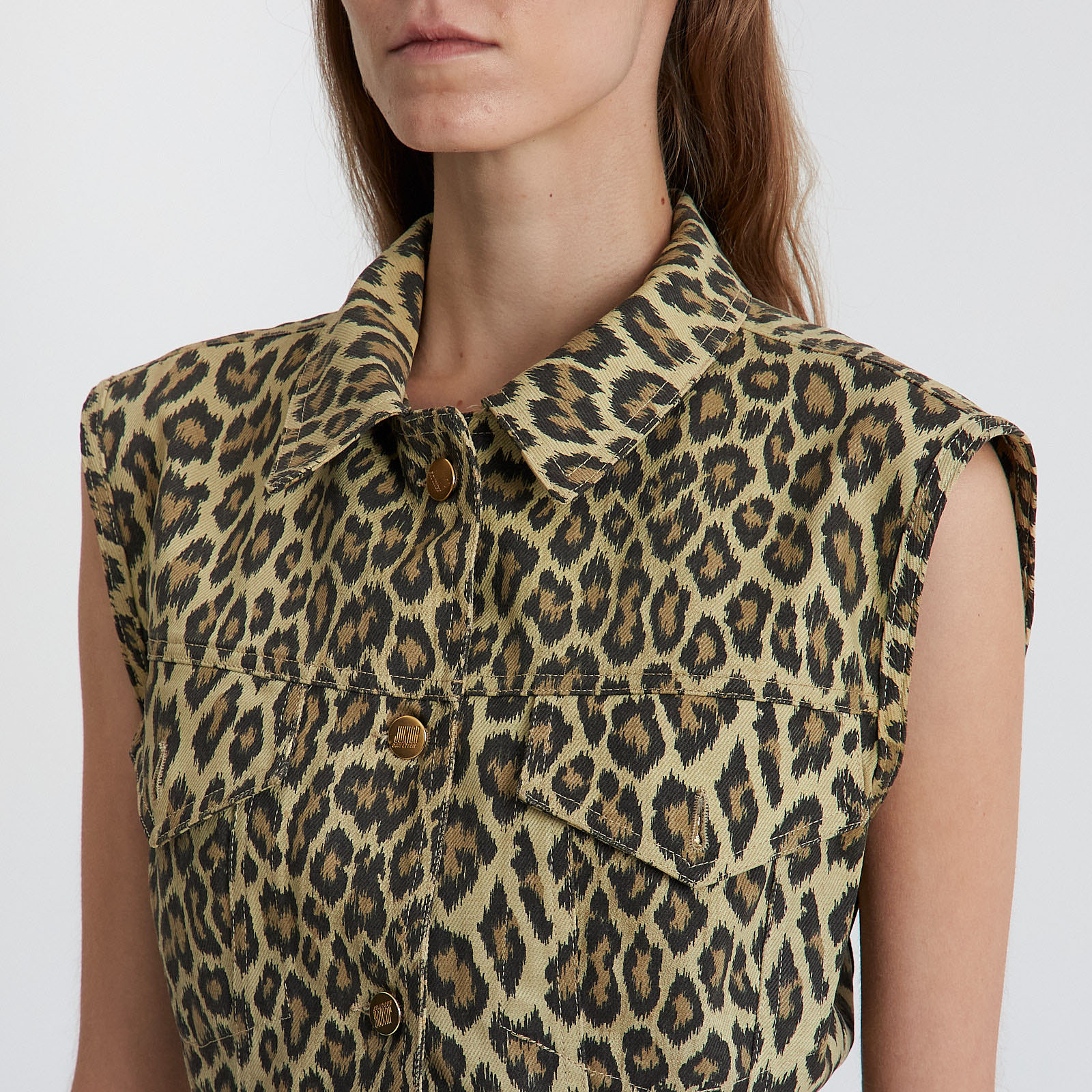 Жилет бежевого цвета Gaultier Junior - фото из каталога магазина брендовой одежды Second Friend Store Жилет Gaultier Junior - купить оригинал в секонд-хенде SFS - 4