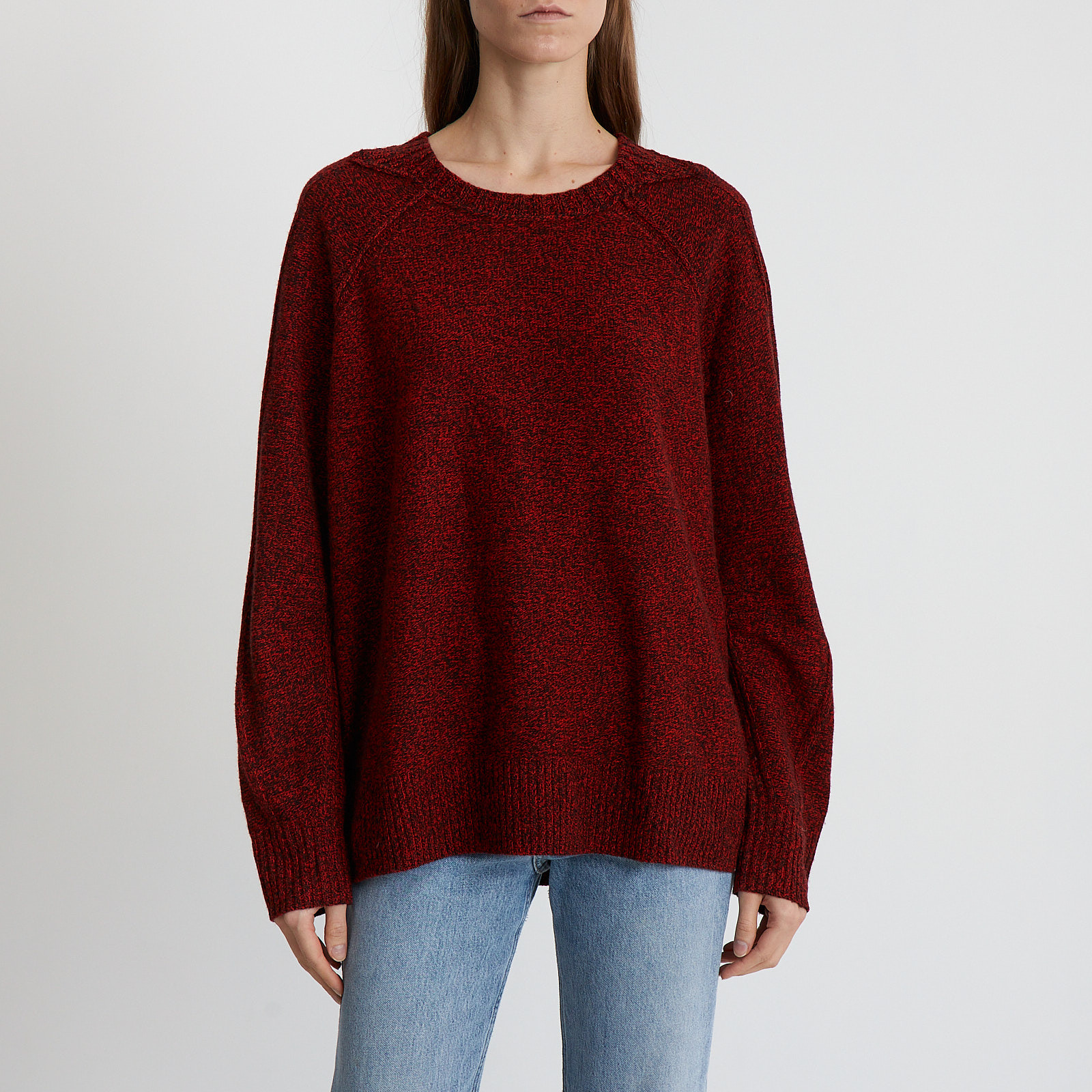 Свитер красного цвета Burberry - фото из каталога магазина брендовой одежды Second Friend Store Свитер Burberry - купить оригинал в секонд-хенде SFS - 1