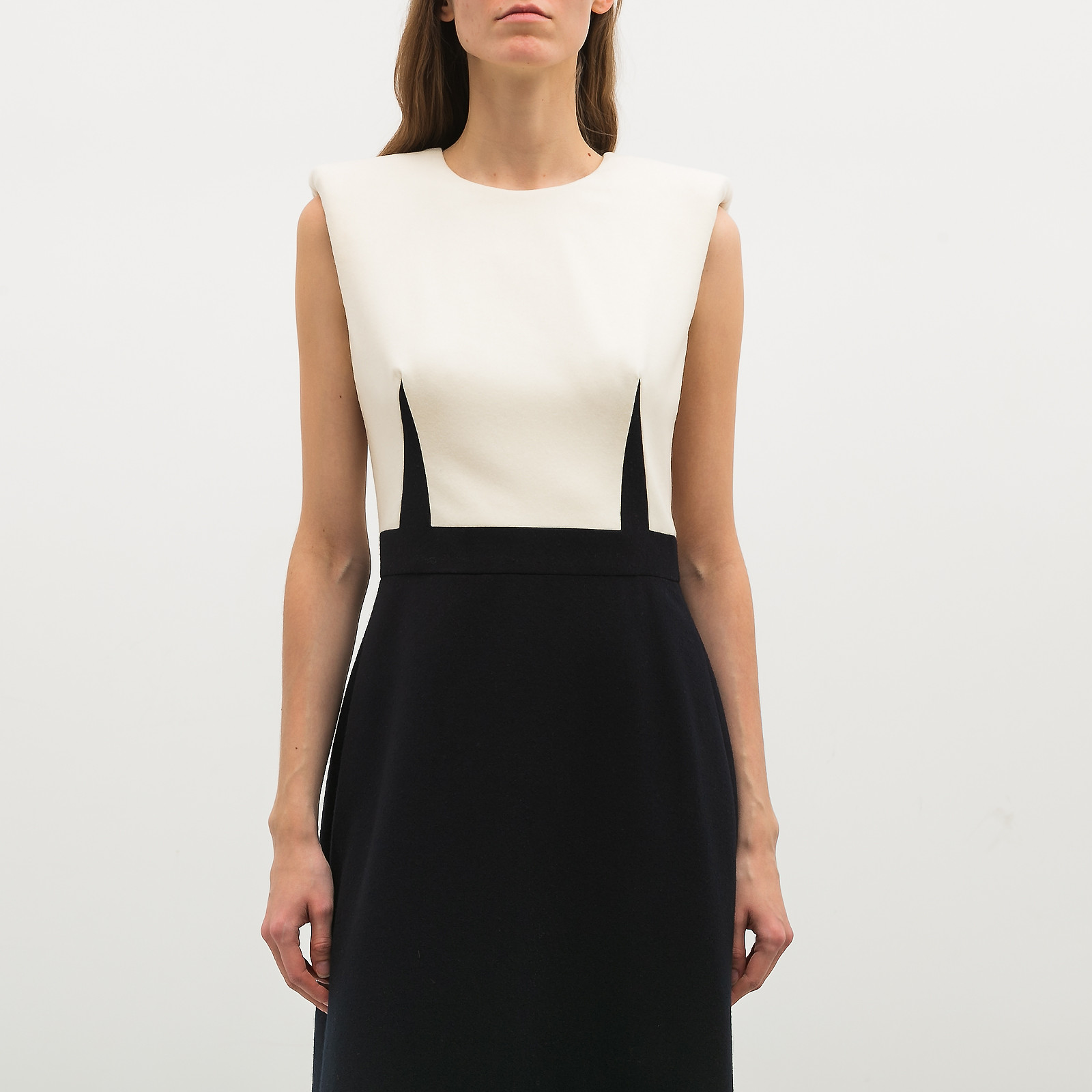 Платье синего цвета Alexander McQueen - фото из каталога магазина брендовой одежды Second Friend Store Платье Alexander McQueen - купить оригинал в секонд-хенде SFS - 3