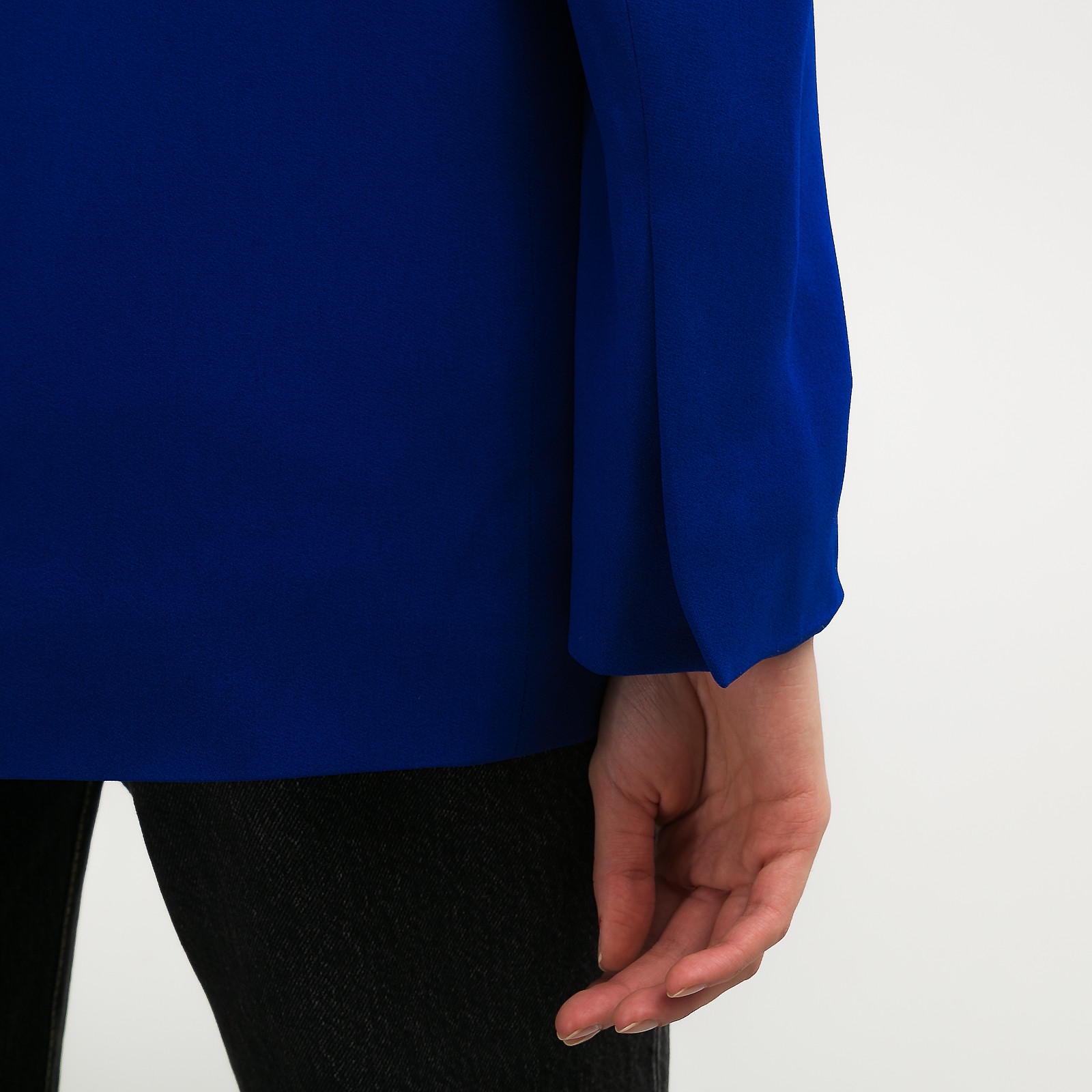 Пиджак синего цвета Stella McCartney - фото из каталога магазина брендовой одежды Second Friend Store Пиджак Stella McCartney - купить оригинал в секонд-хенде SFS - 5