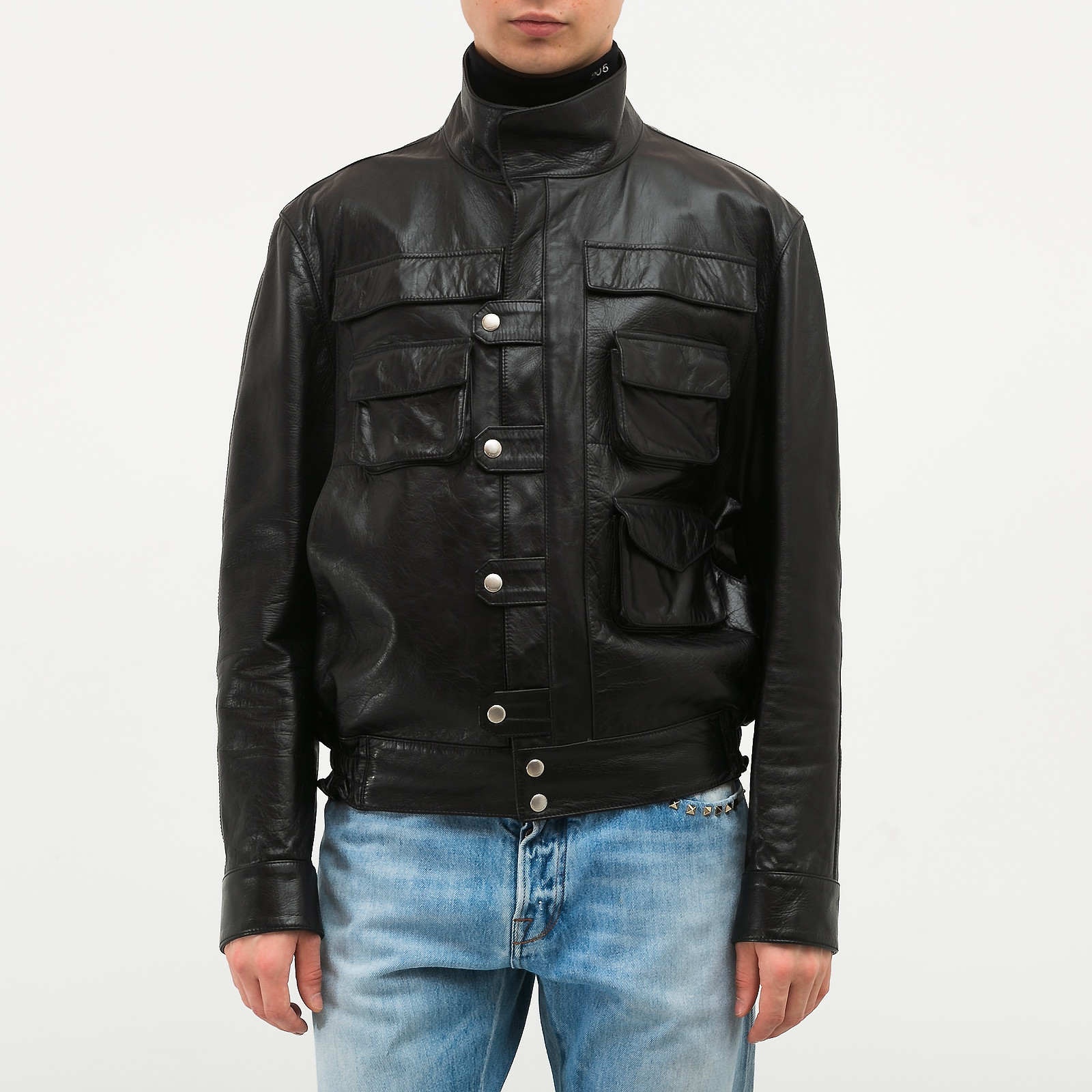 Куртка кожаная Givenchy - купить оригинал в секонд-хенде SFS - 1