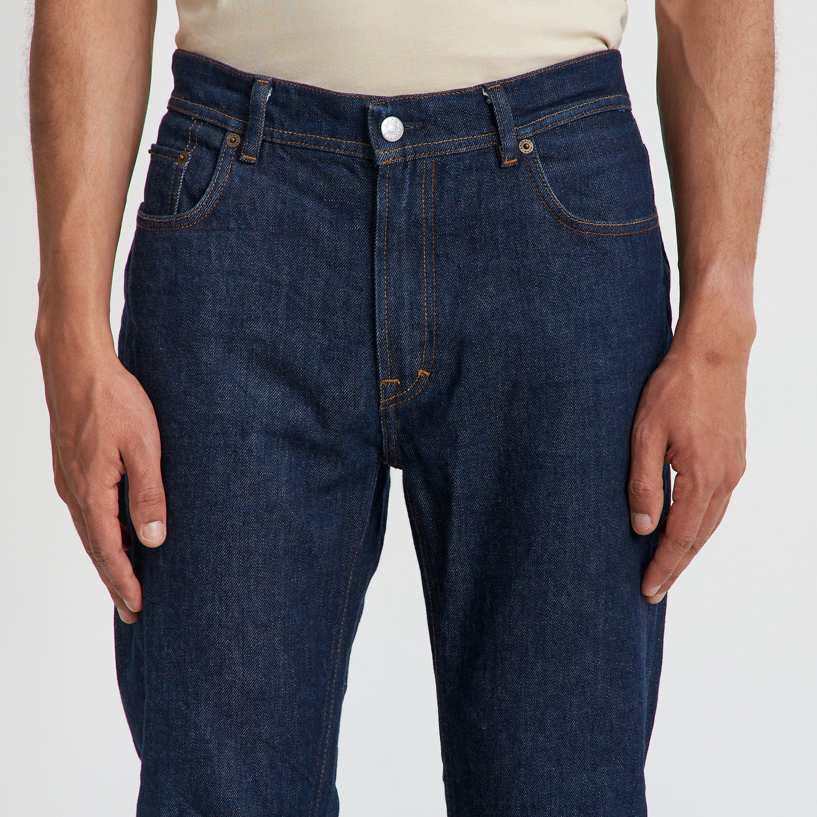 Джинсы синего цвета Acne Studios - фото из каталога магазина брендовой одежды Second Friend Store Джинсы Acne Studios - купить оригинал в секонд-хенде SFS - 4