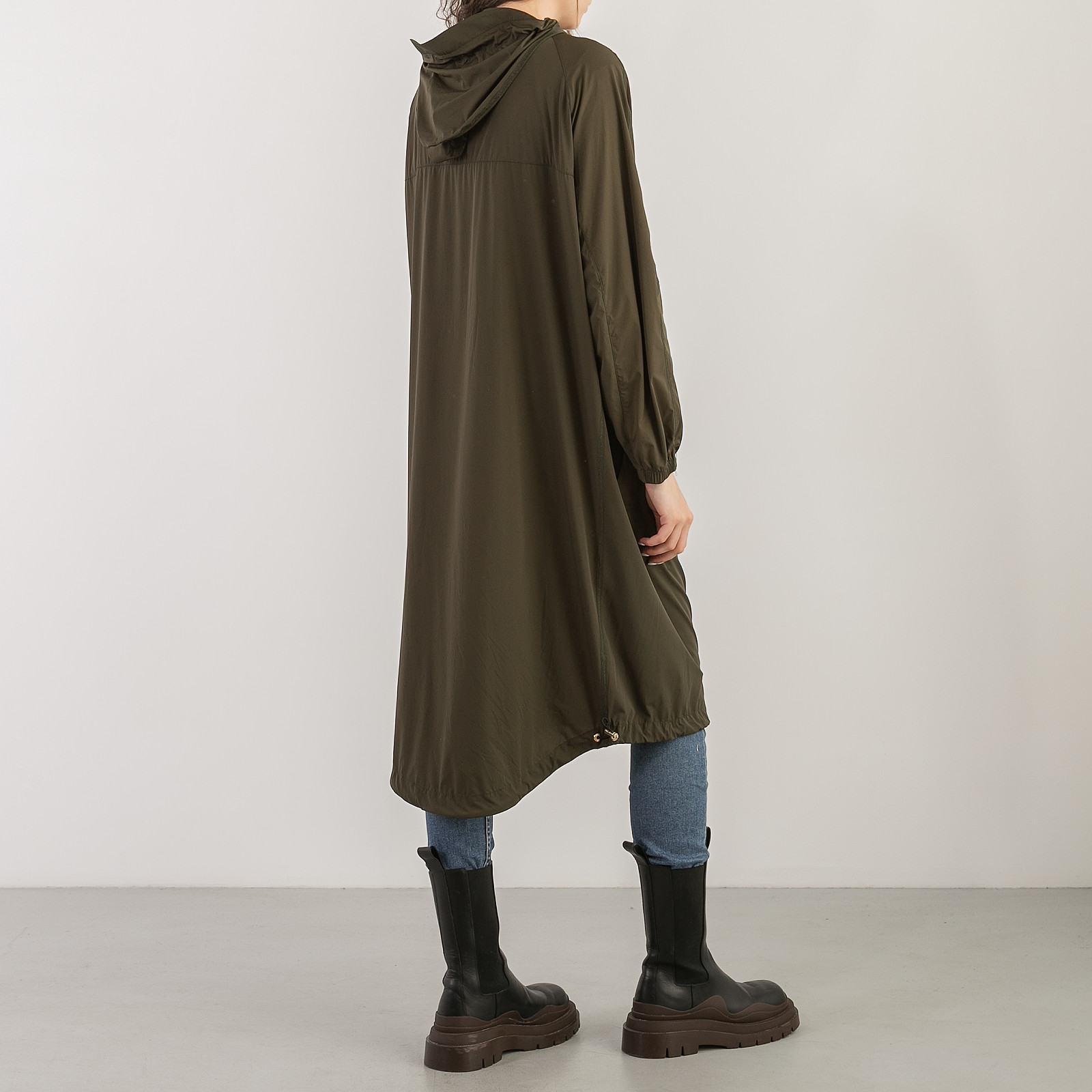 Плащ зеленого цвета Zadig & Voltaire - фото из каталога магазина брендовой одежды Second Friend Store Плащ Zadig & Voltaire - купить оригинал в секонд-хенде SFS - 3