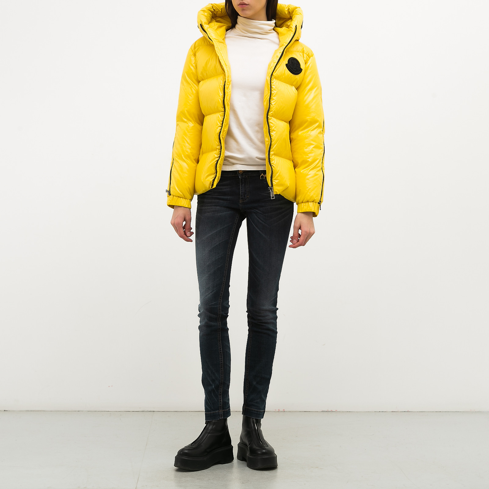 Yellow moncler best sale